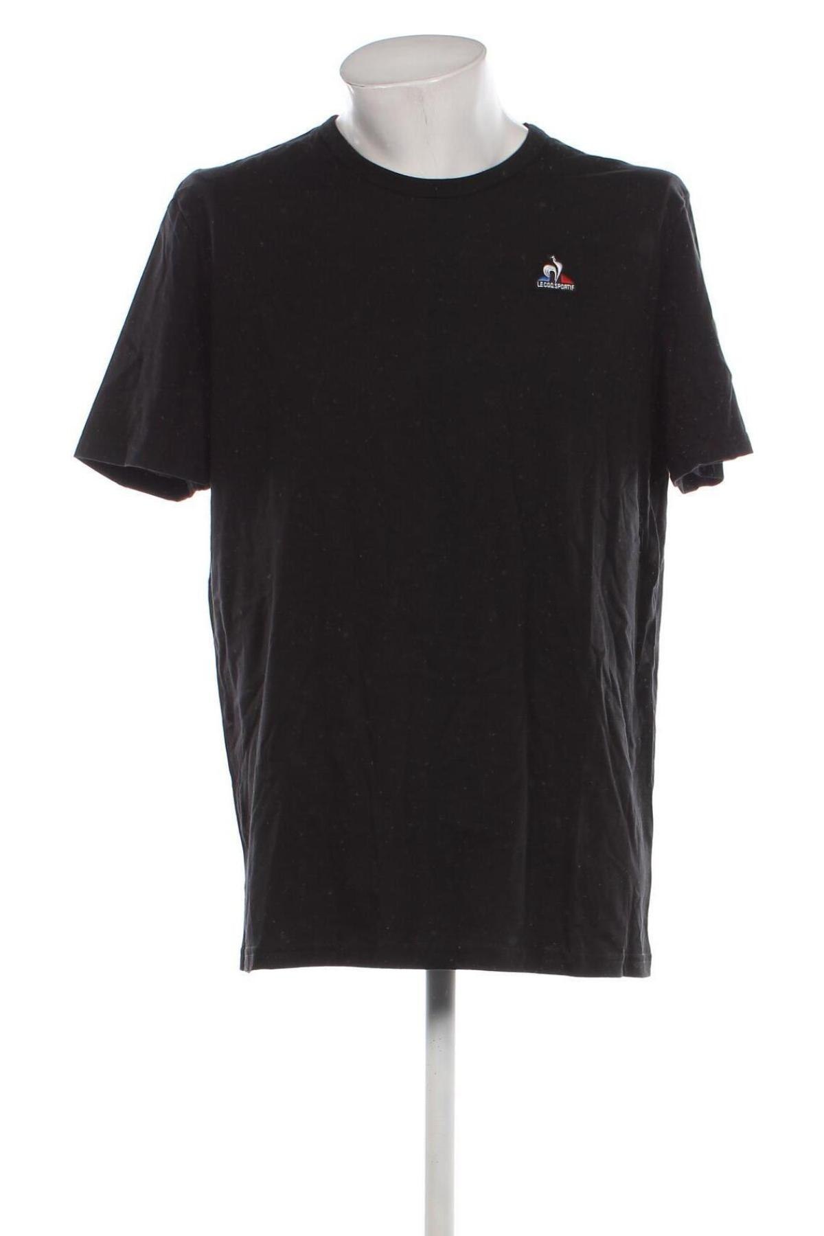 Herren T-Shirt Le Coq Sportif, Größe XL, Farbe Schwarz, Preis 19,49 €