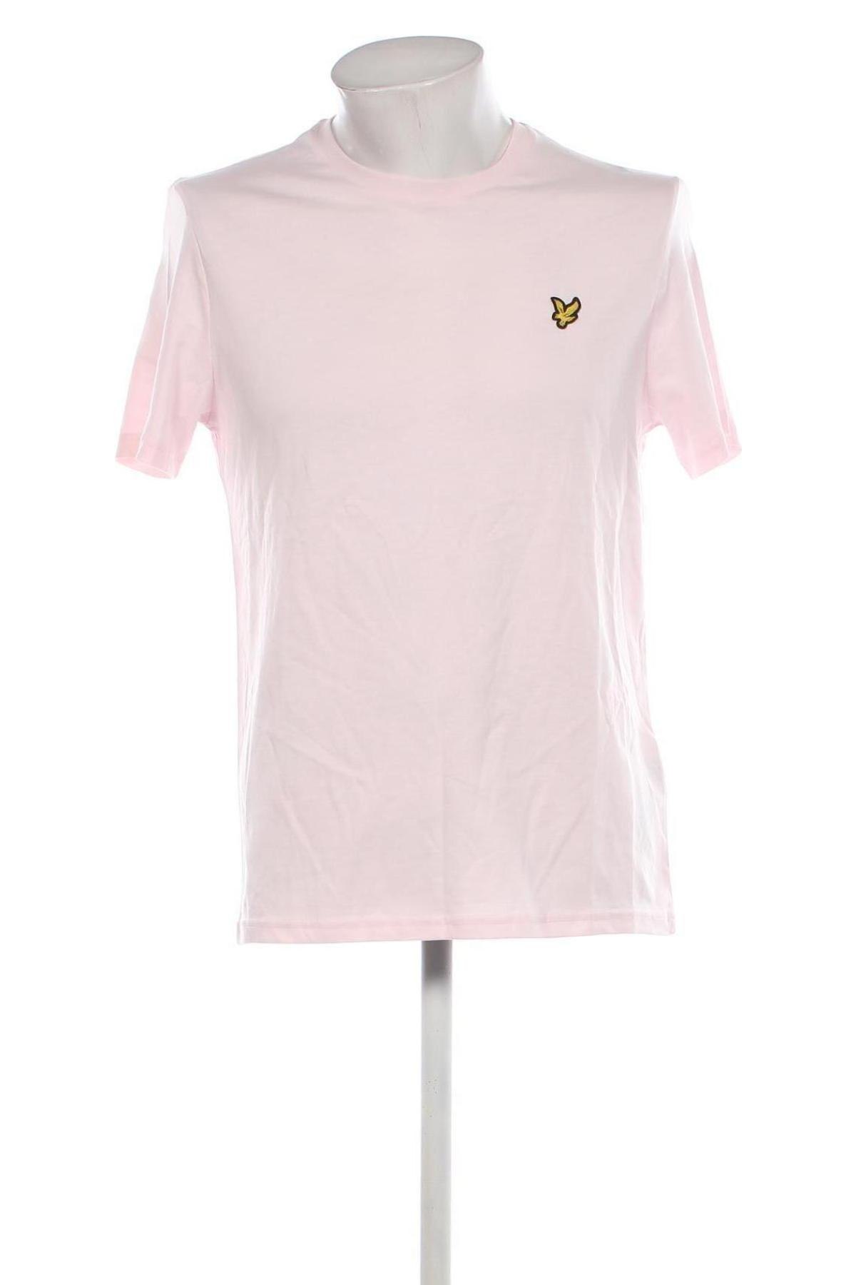 Мъжка тениска Lyle & Scott, Размер M, Цвят Розов, Цена 36,99 лв.