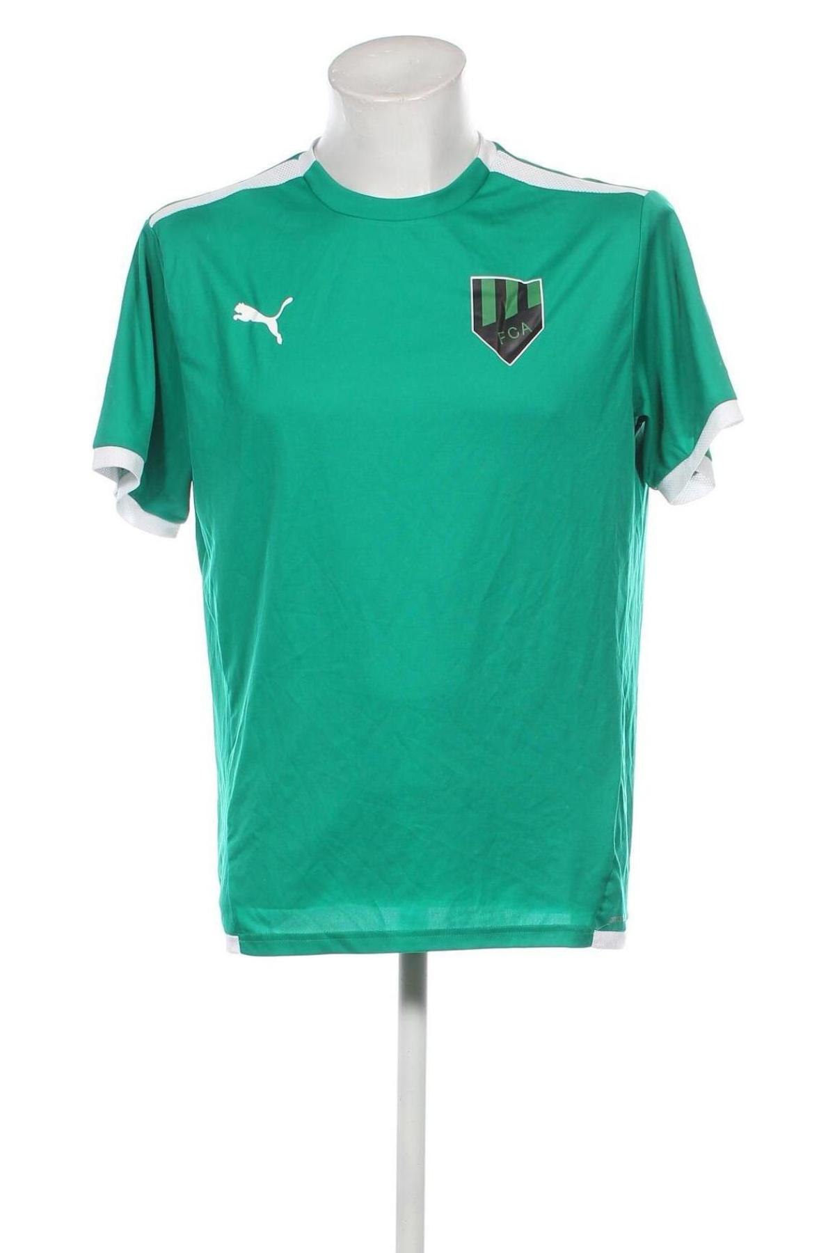 Męski T-shirt PUMA, Rozmiar L, Kolor Zielony, Cena 47,99 zł