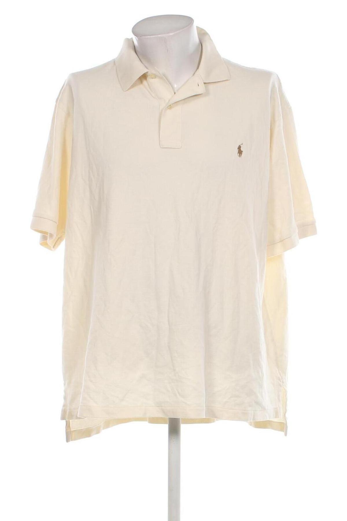 Herren T-Shirt Polo By Ralph Lauren, Größe 3XL, Farbe Ecru, Preis 57,29 €