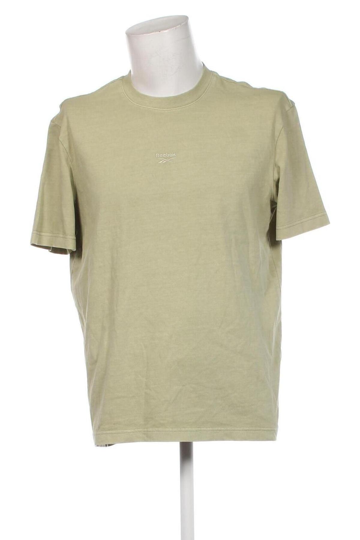 Herren T-Shirt Reebok, Größe M, Farbe Grün, Preis 17,99 €