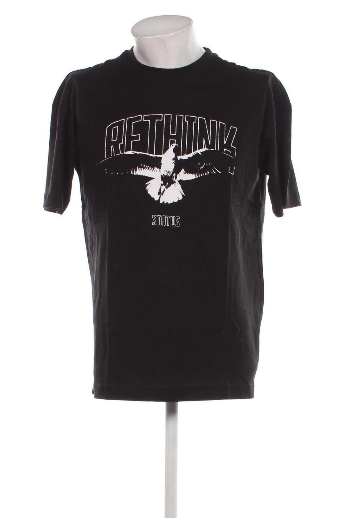 Tricou de bărbați Rethink Status, Mărime XXS, Culoare Negru, Preț 47,99 Lei