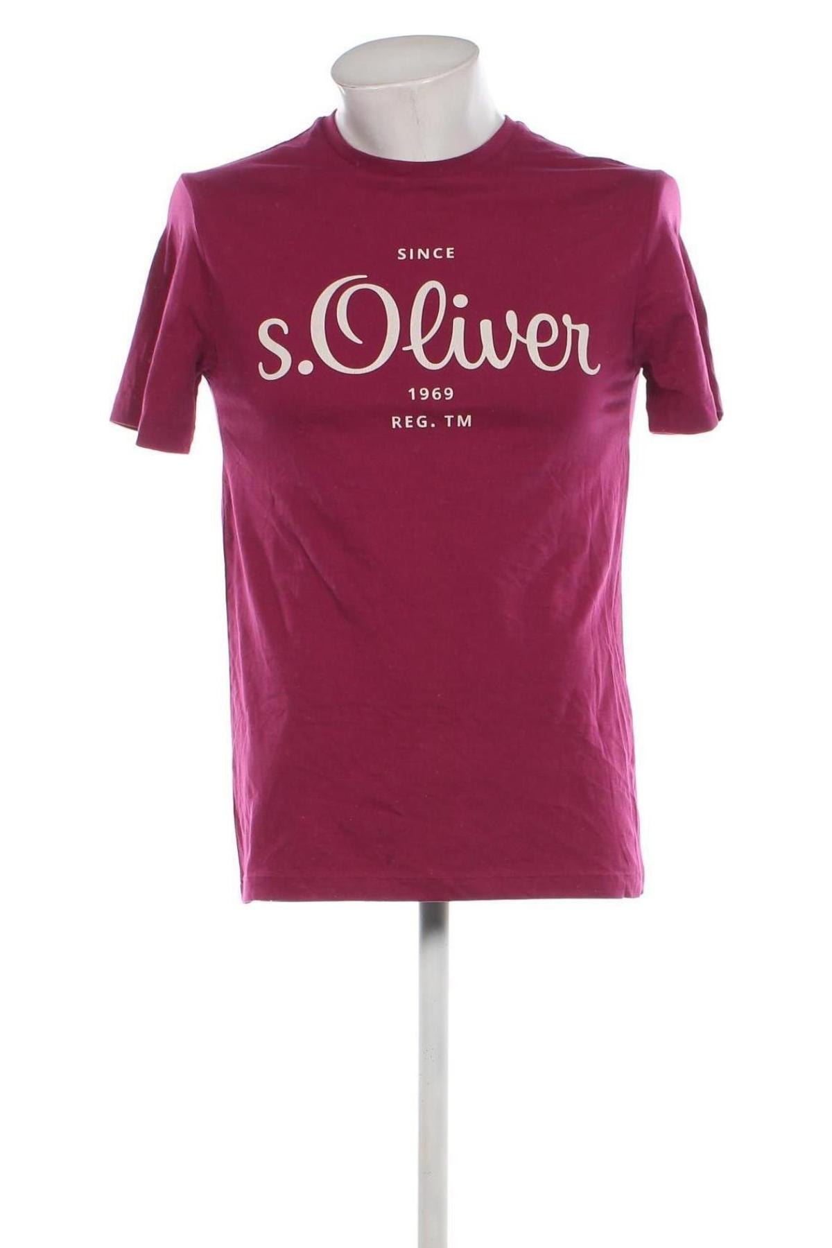 Ανδρικό t-shirt S.Oliver, Μέγεθος S, Χρώμα Βιολετί, Τιμή 15,99 €