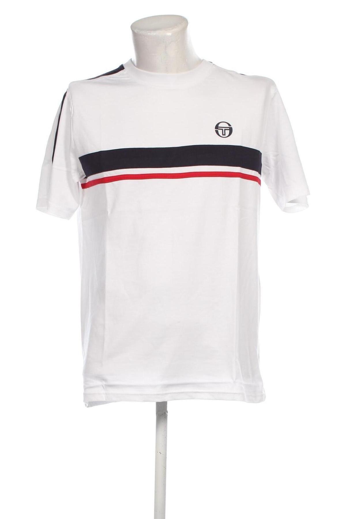 Ανδρικό t-shirt Sergio Tacchini, Μέγεθος L, Χρώμα Λευκό, Τιμή 22,49 €