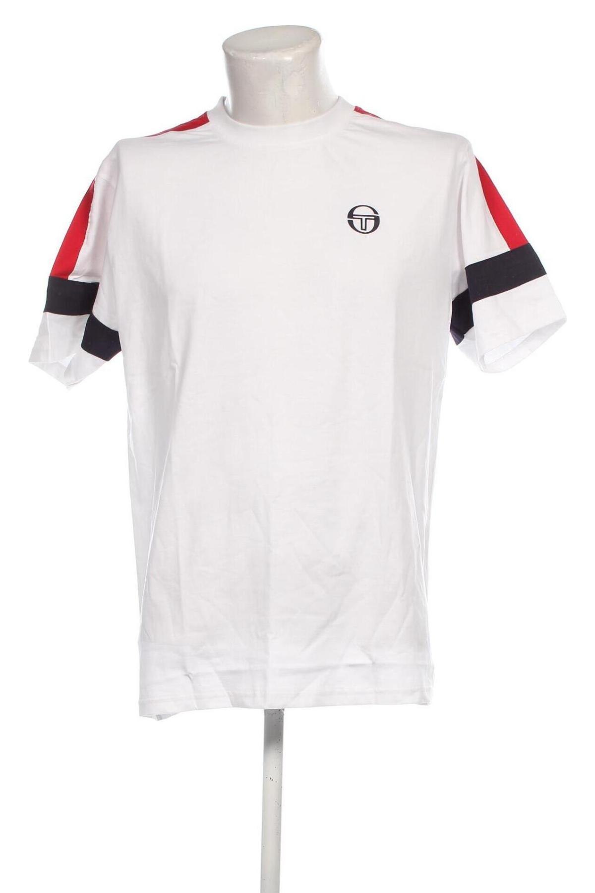 Herren T-Shirt Sergio Tacchini, Größe XL, Farbe Weiß, Preis 26,79 €