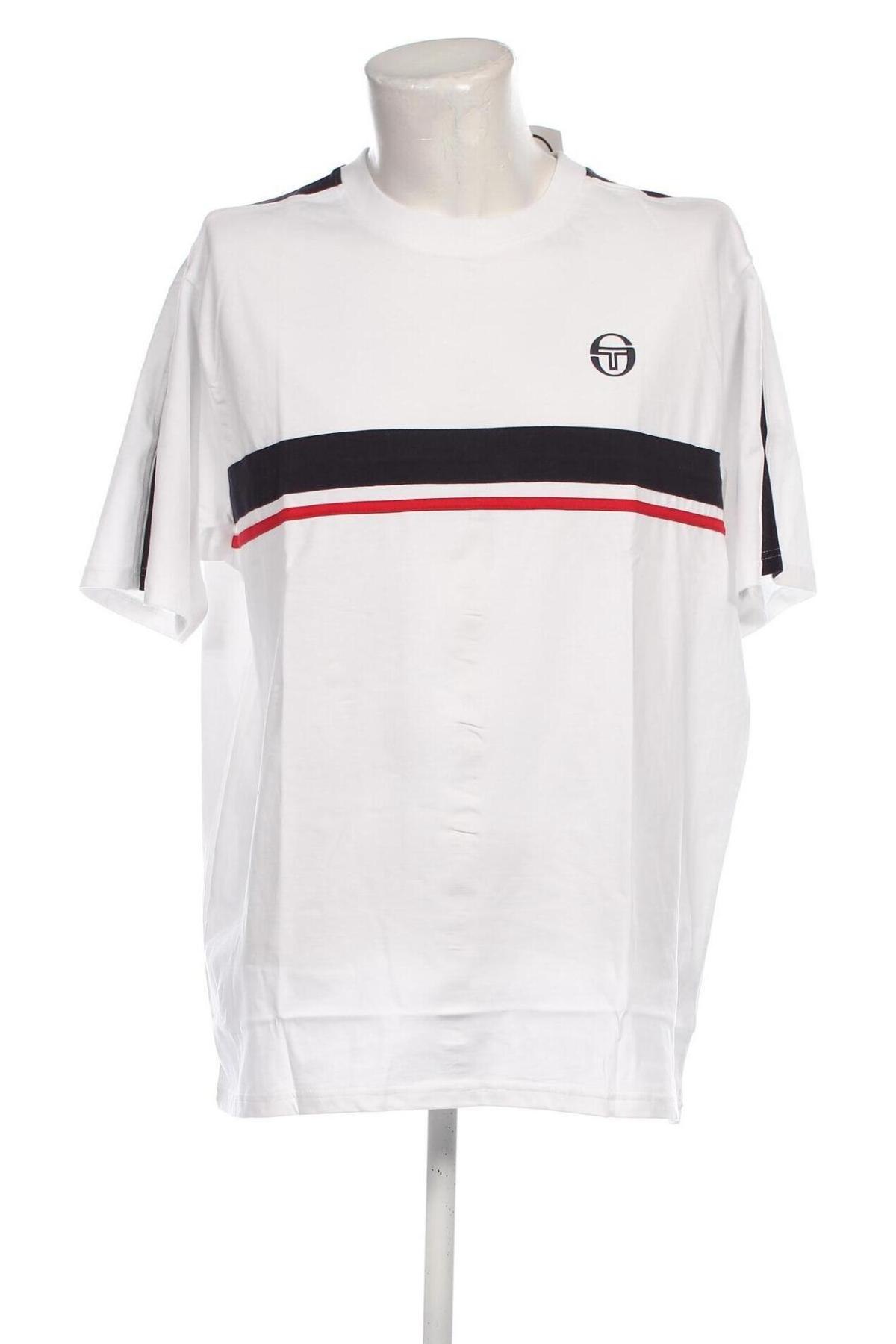 Мъжка тениска Sergio Tacchini, Размер XXL, Цвят Бял, Цена 47,99 лв.