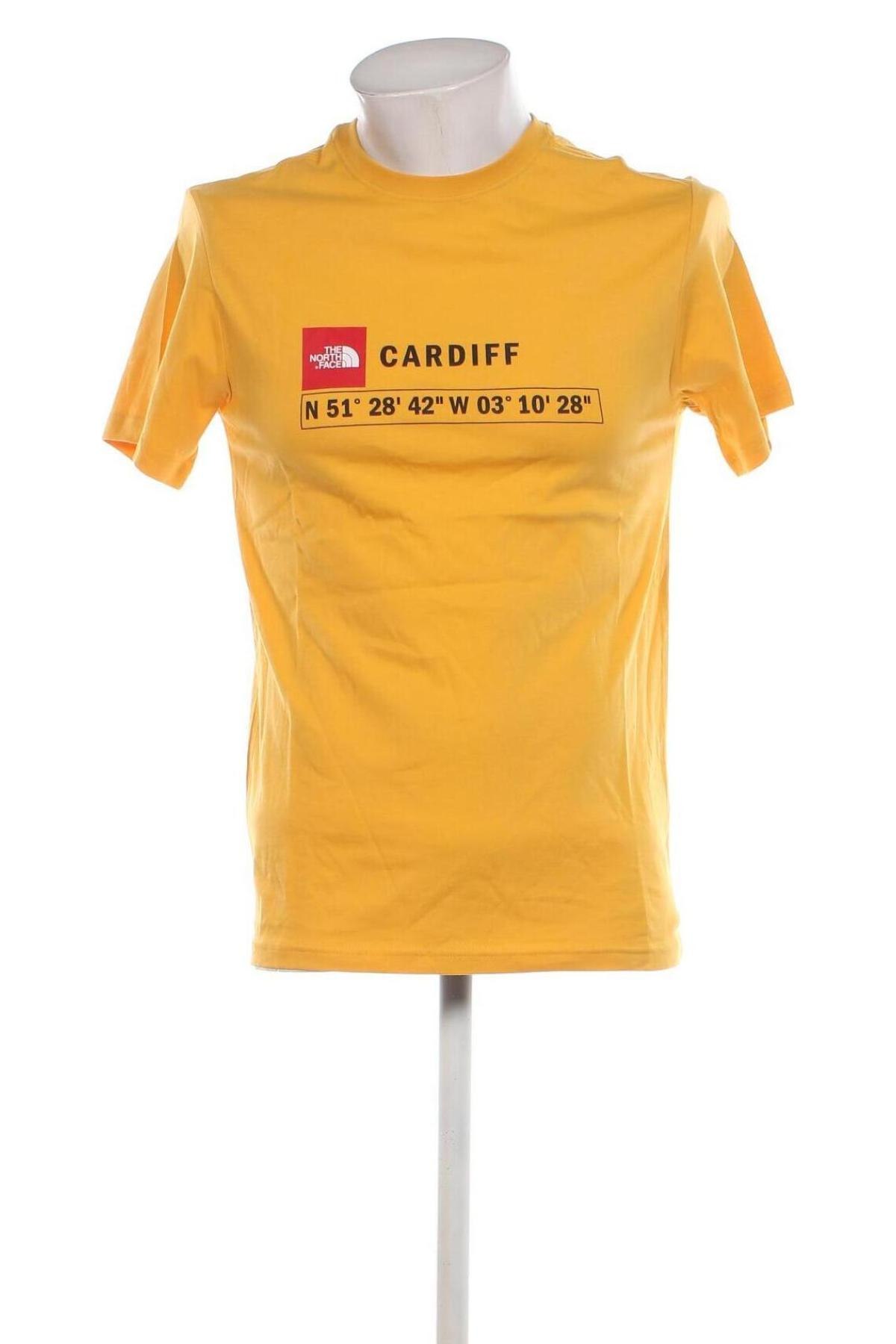 Męski T-shirt The North Face, Rozmiar S, Kolor Żółty, Cena 124,99 zł