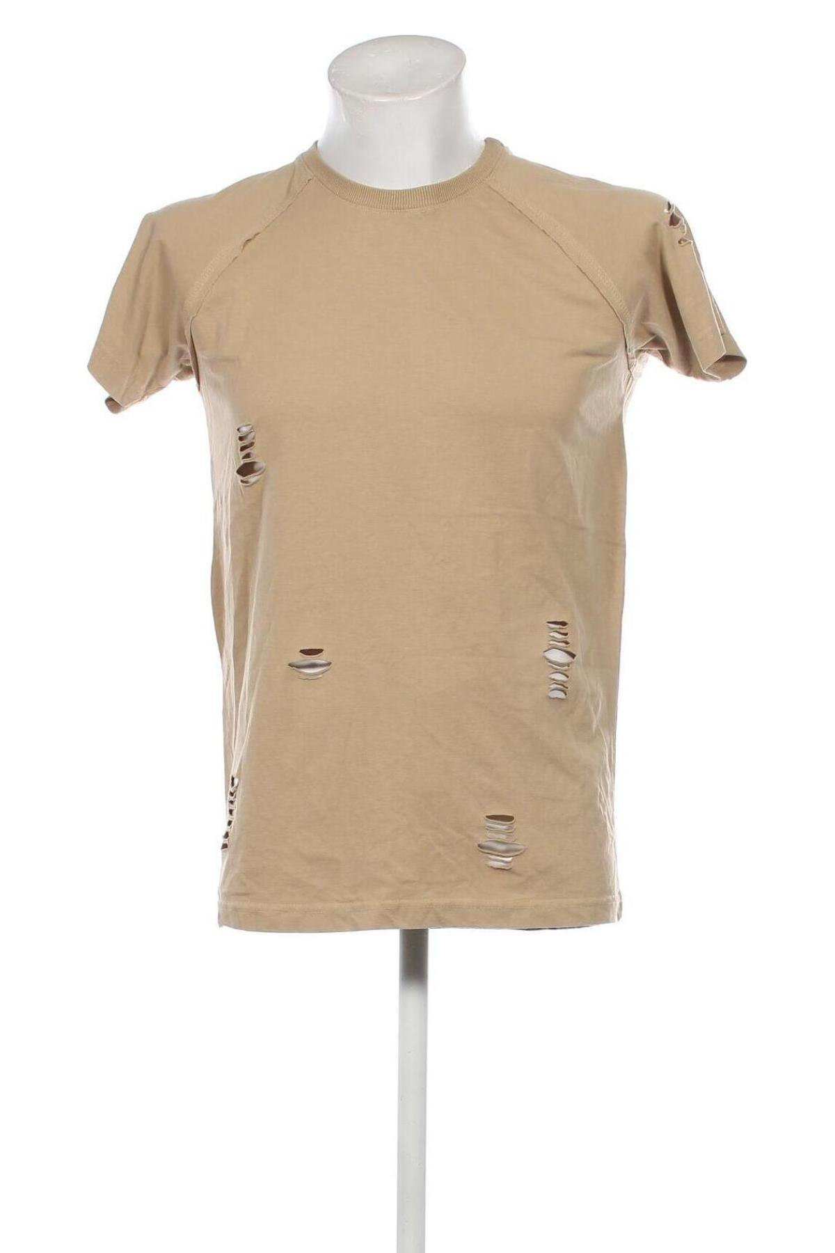 Herren T-Shirt Urban Classics, Größe S, Farbe Beige, Preis € 15,99