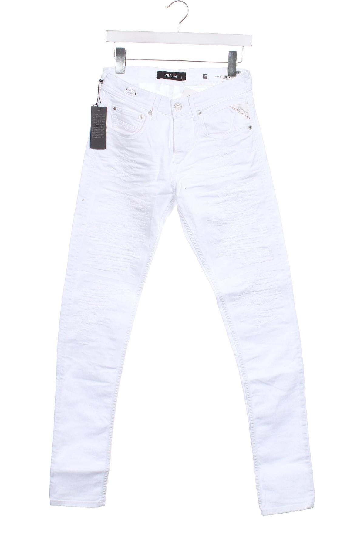 Herren Jeans Replay, Größe S, Farbe Weiß, Preis 17,99 €