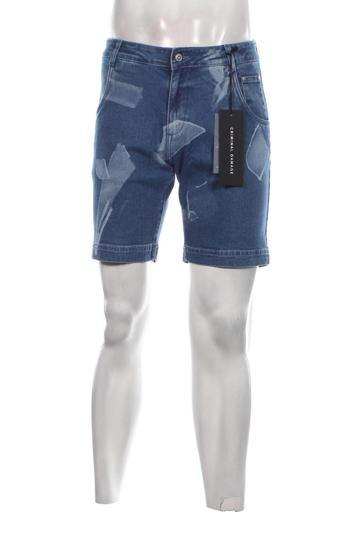 Herren Shorts Criminal Damage, Größe M, Farbe Blau, Preis 11,99 €