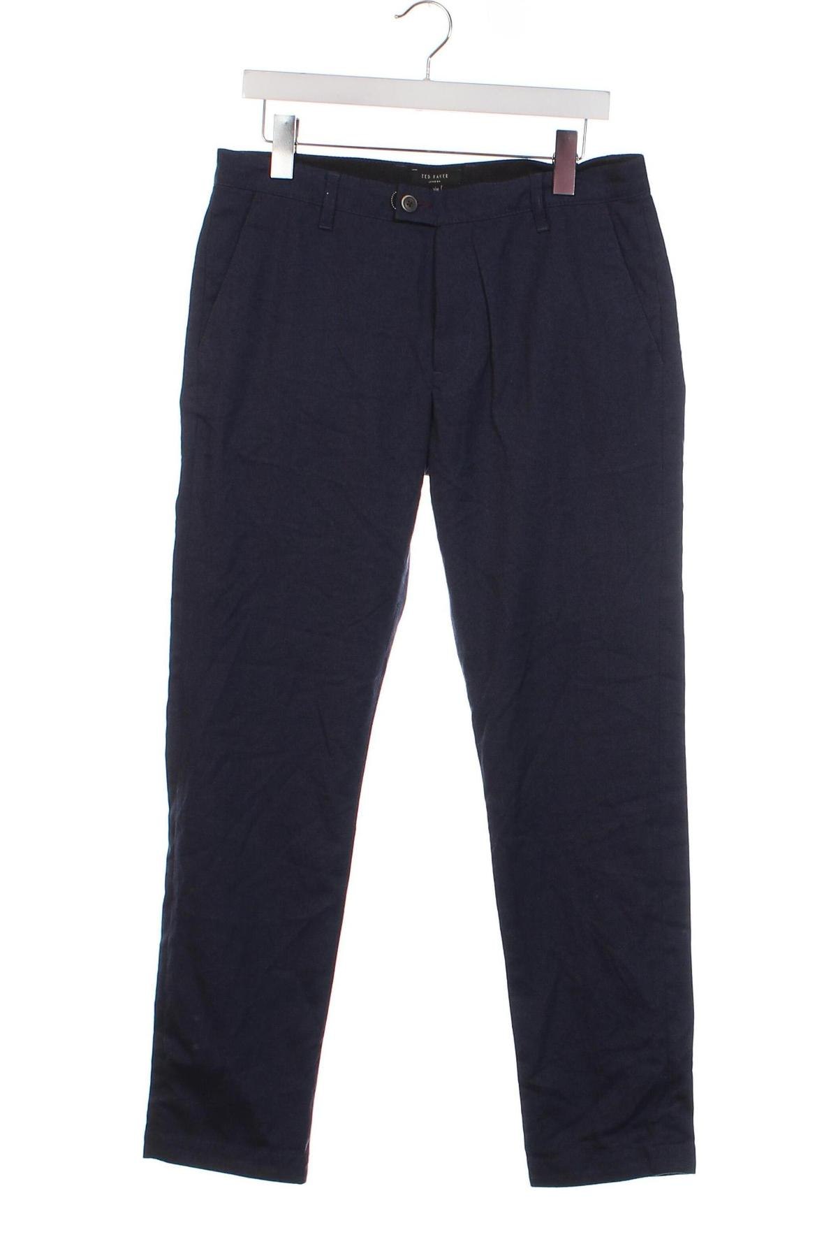 Pantaloni de bărbați Ted Baker, Mărime M, Culoare Albastru, Preț 35,99 Lei