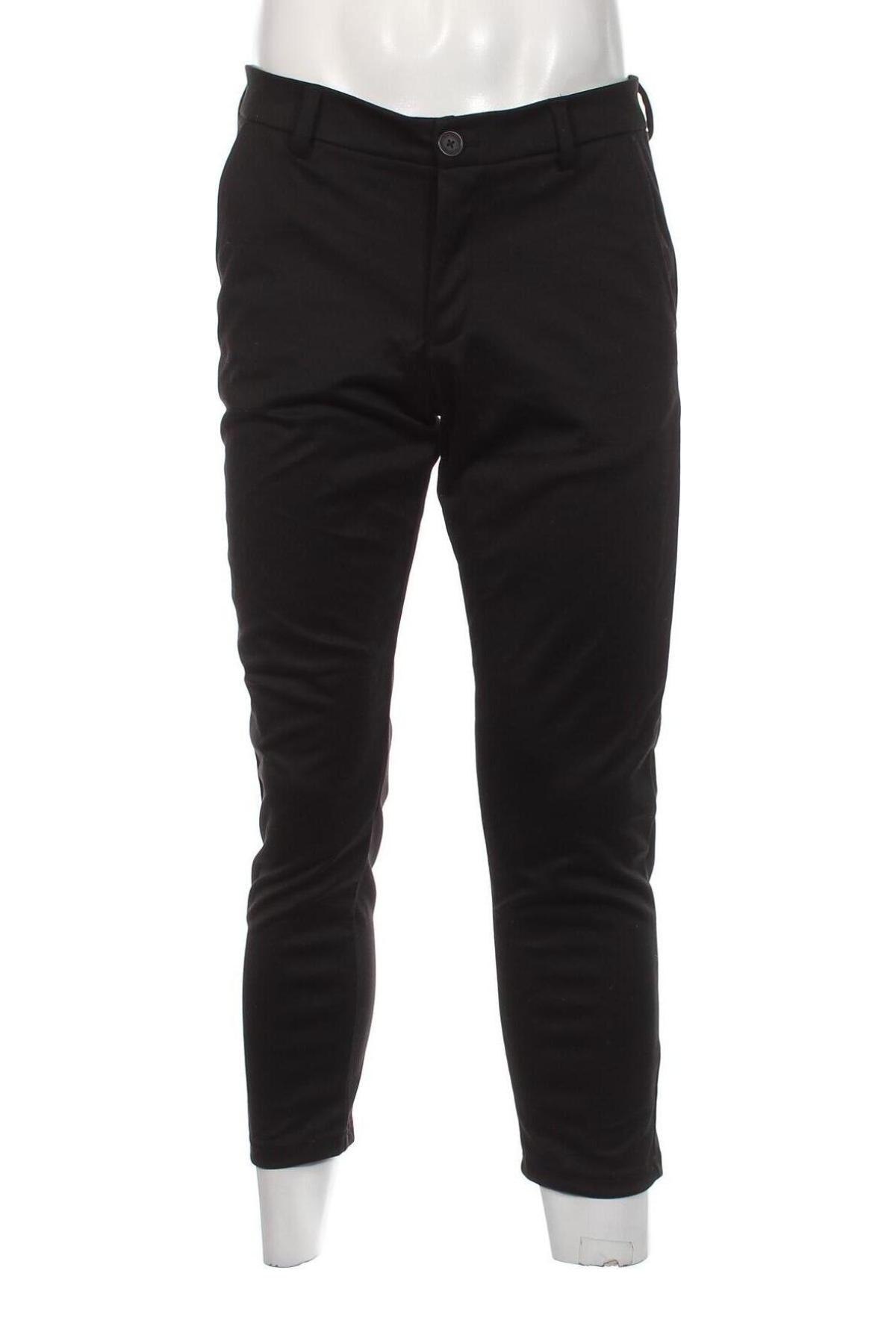 Pantaloni de bărbați TeeShoppen, Mărime L, Culoare Negru, Preț 31,99 Lei