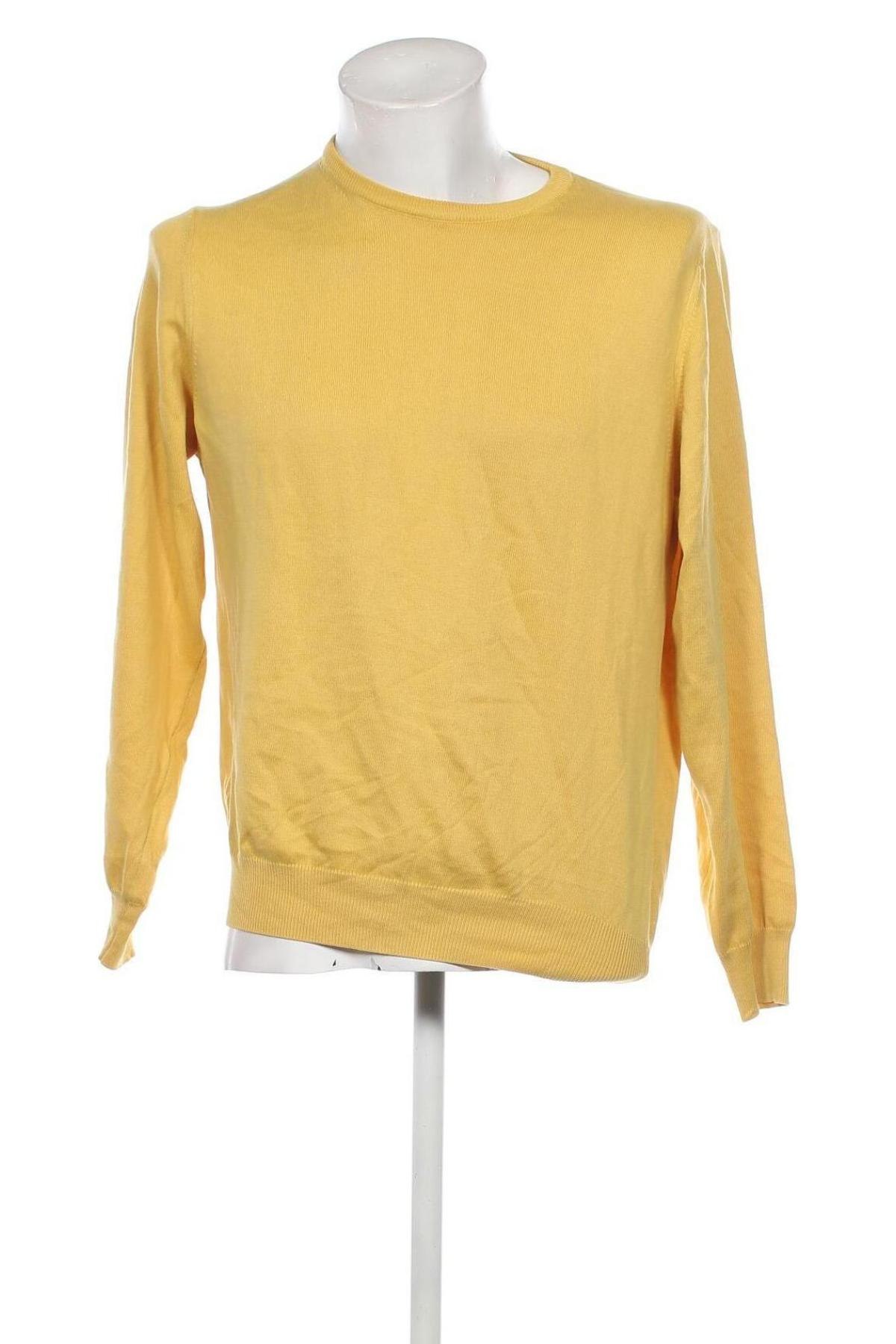 Herrenpullover, Größe M, Farbe Gelb, Preis 8,49 €