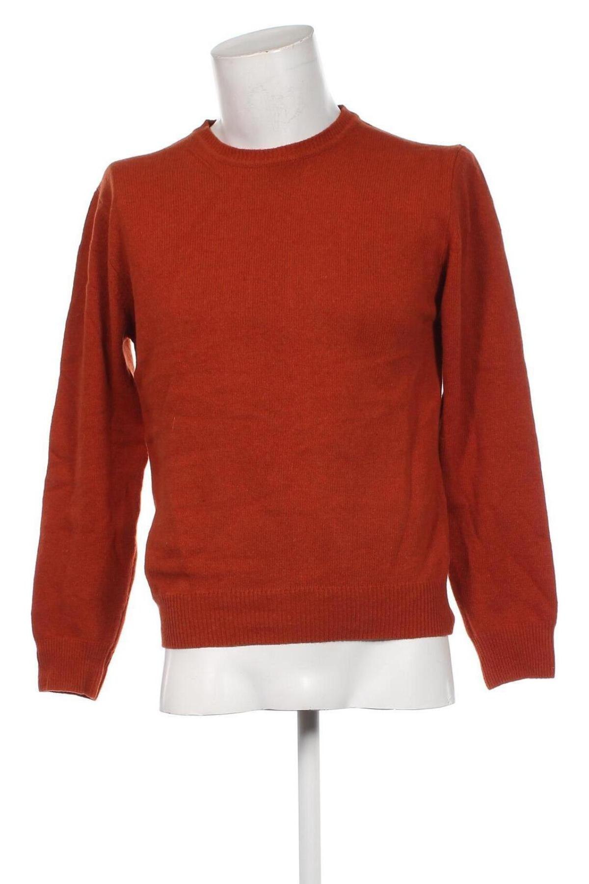 Herrenpullover, Größe M, Farbe Orange, Preis 9,49 €