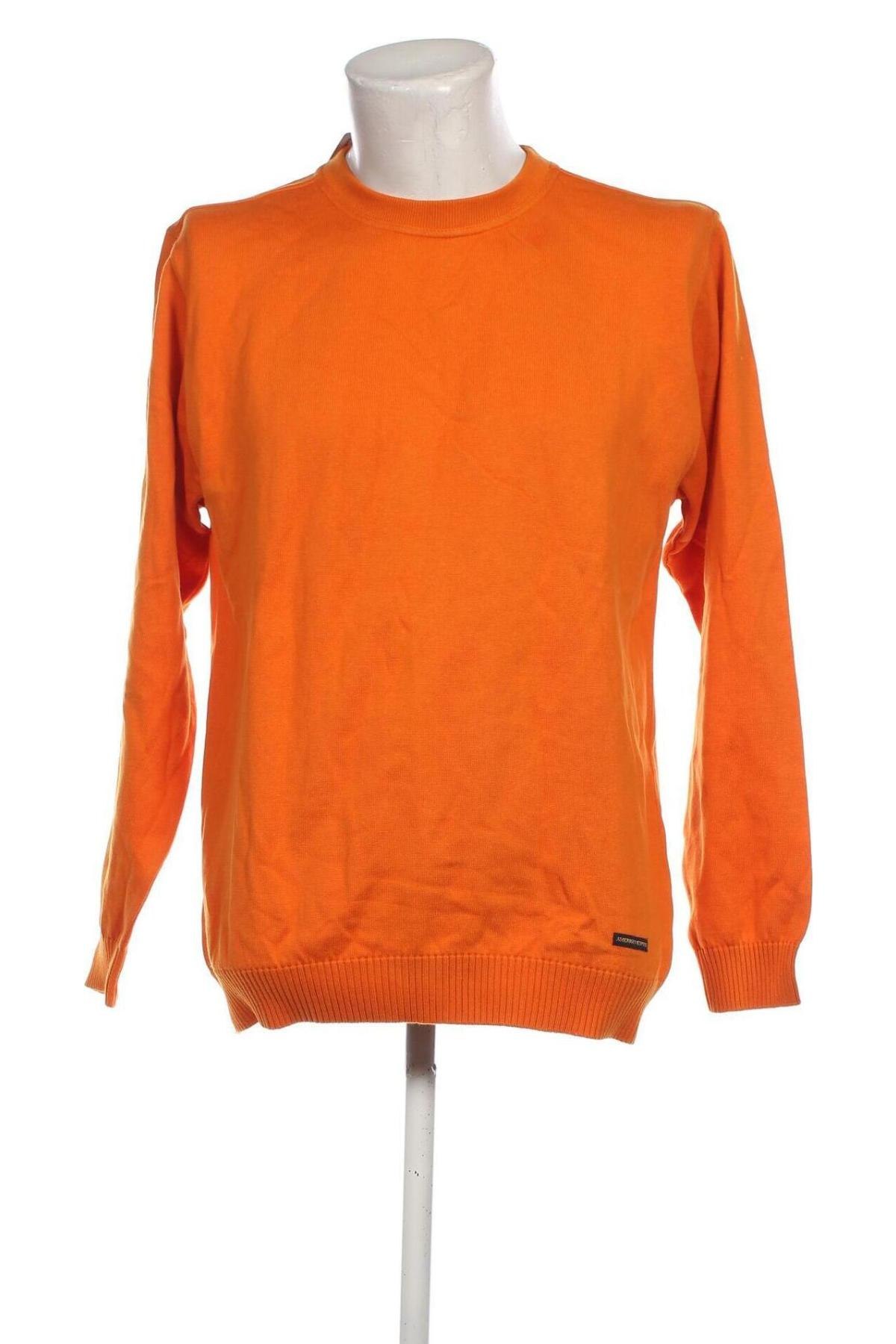 Herrenpullover Amerigo Vespucci, Größe L, Farbe Orange, Preis 15,79 €