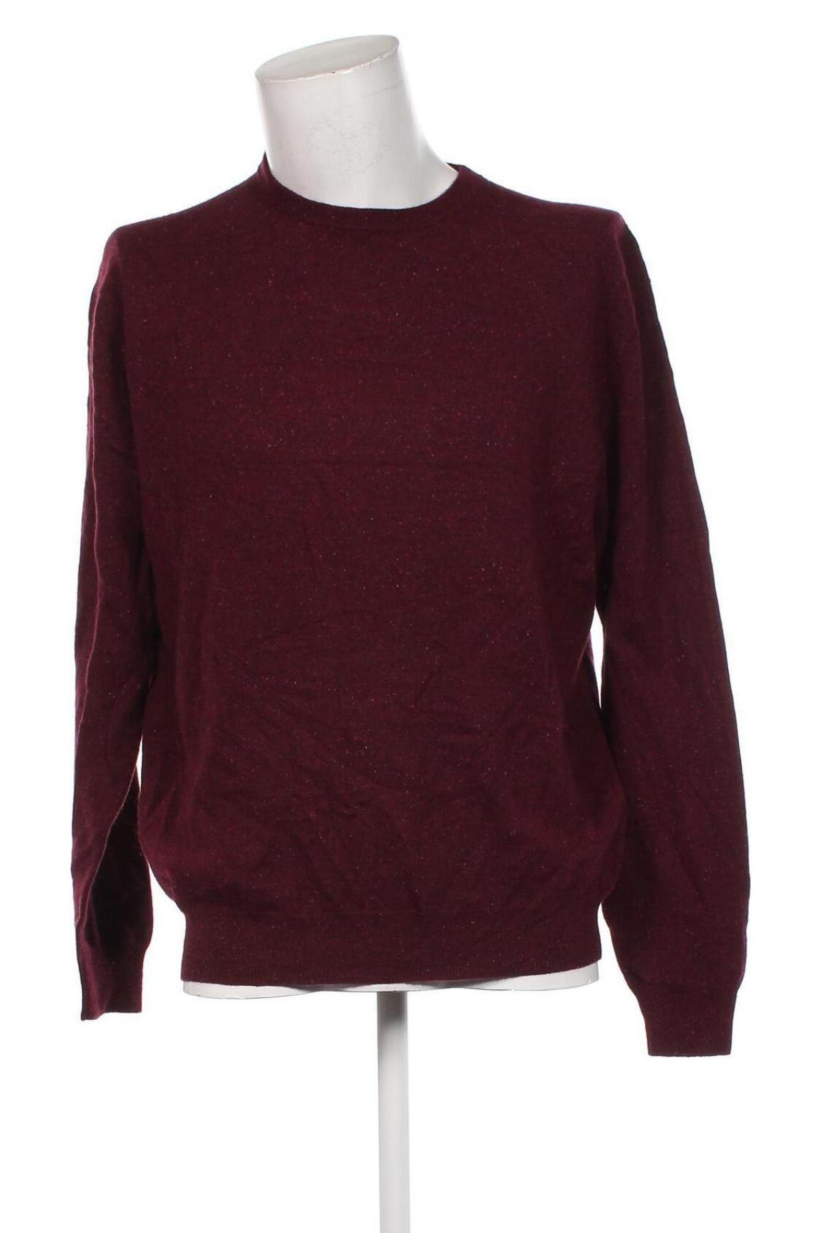 Herrenpullover Andrew James, Größe L, Farbe Rot, Preis 32,79 €