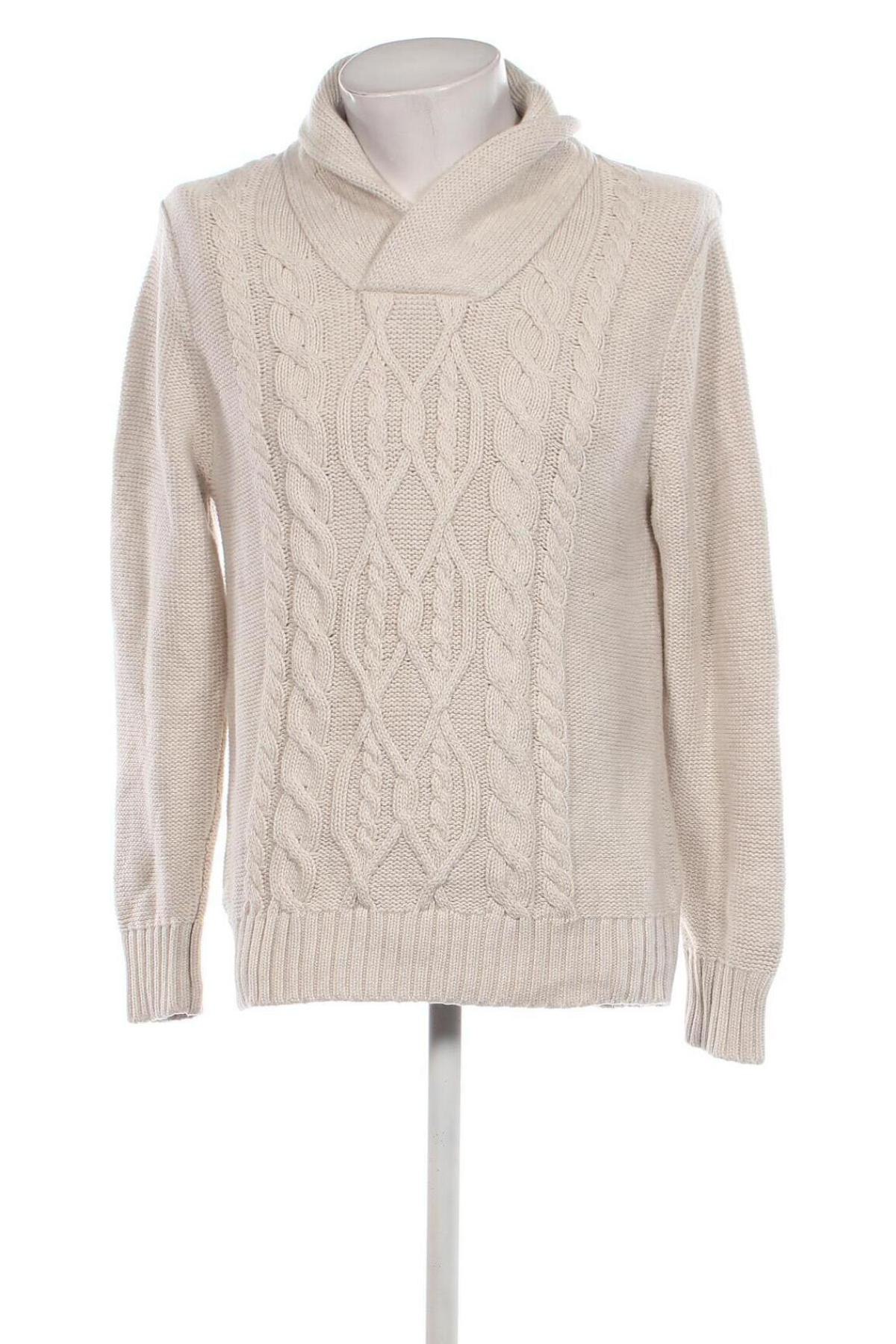 Herrenpullover Banana Republic, Größe L, Farbe Ecru, Preis € 25,99