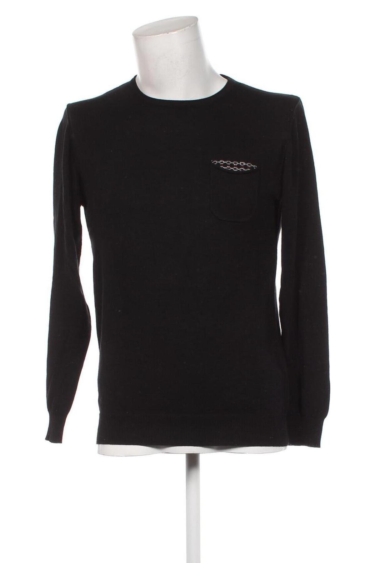 Herrenpullover Bruno Leoni, Größe L, Farbe Schwarz, Preis € 8,49