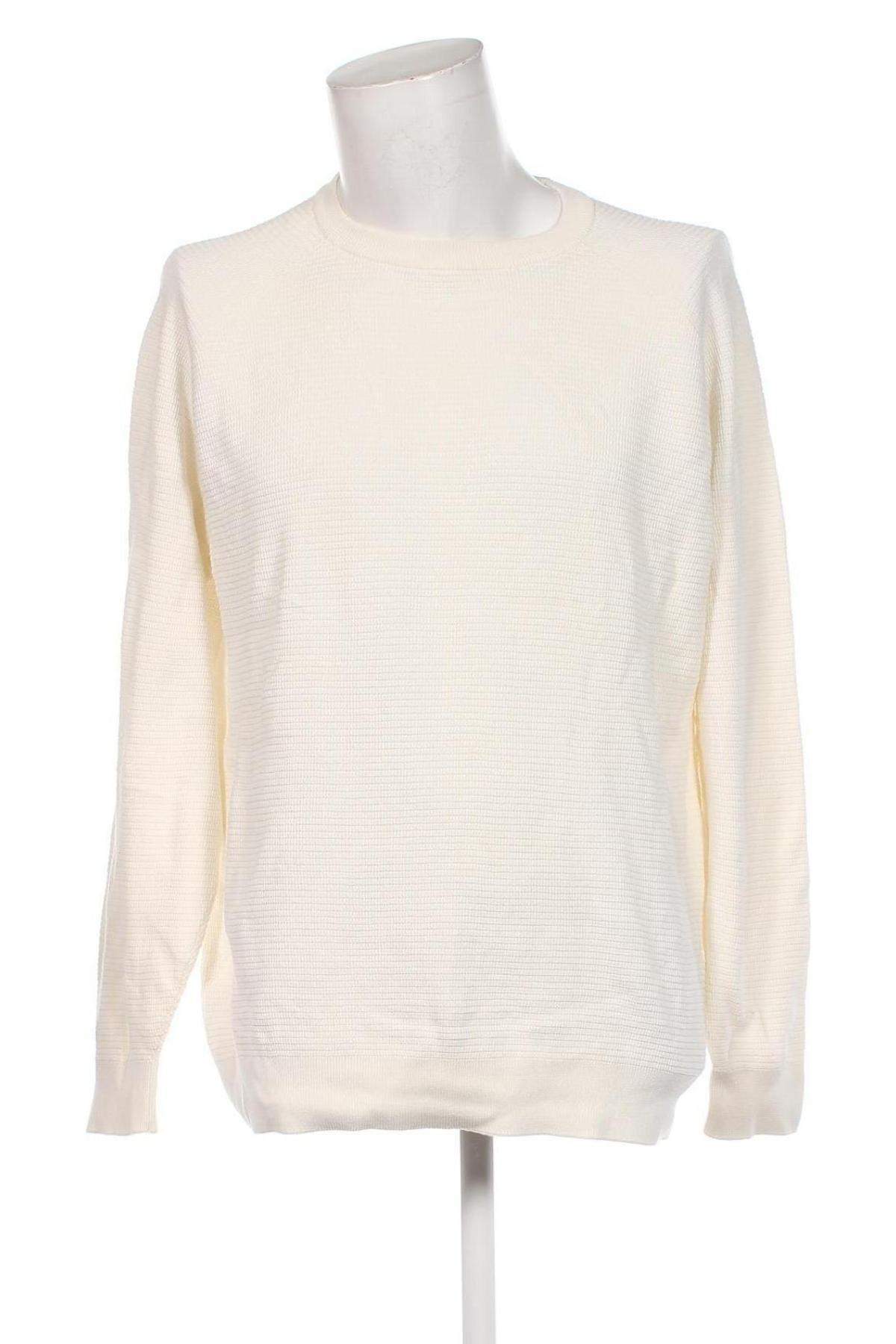 Herrenpullover C&A, Größe XL, Farbe Weiß, Preis 9,49 €