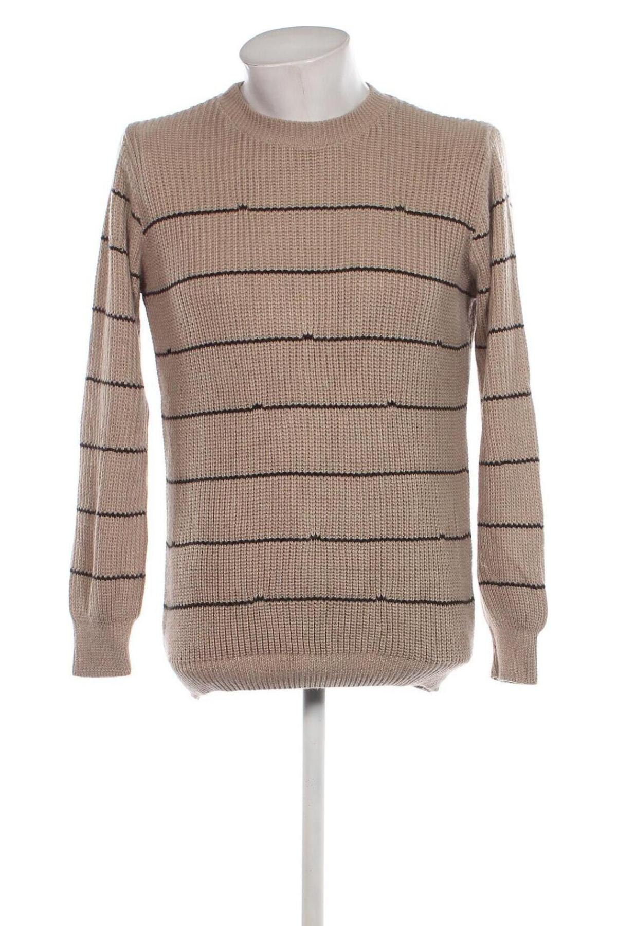 Herrenpullover Made In Italy, Größe S, Farbe Beige, Preis 8,49 €