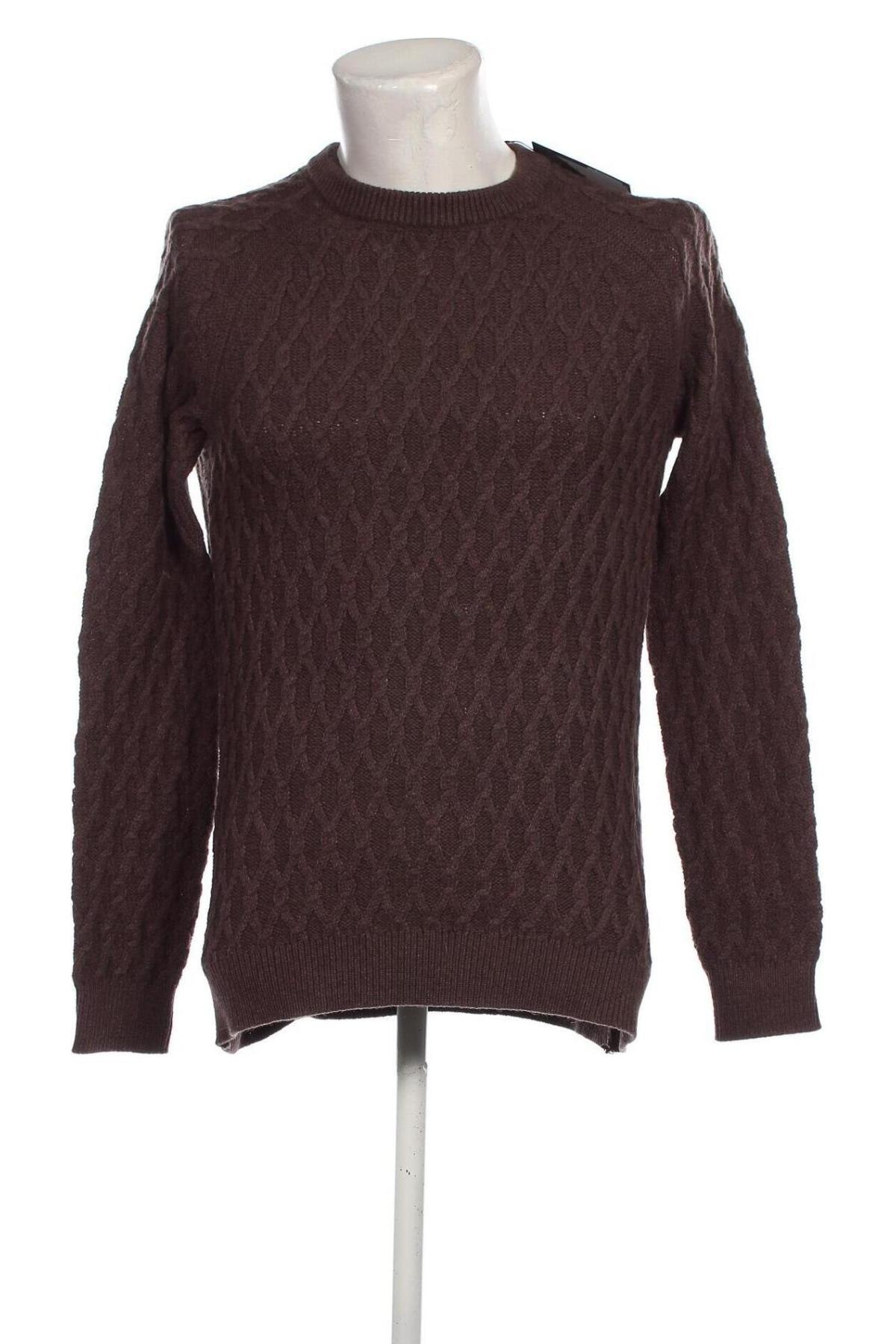 Męski sweter Only & Sons, Rozmiar S, Kolor Brązowy, Cena 62,99 zł