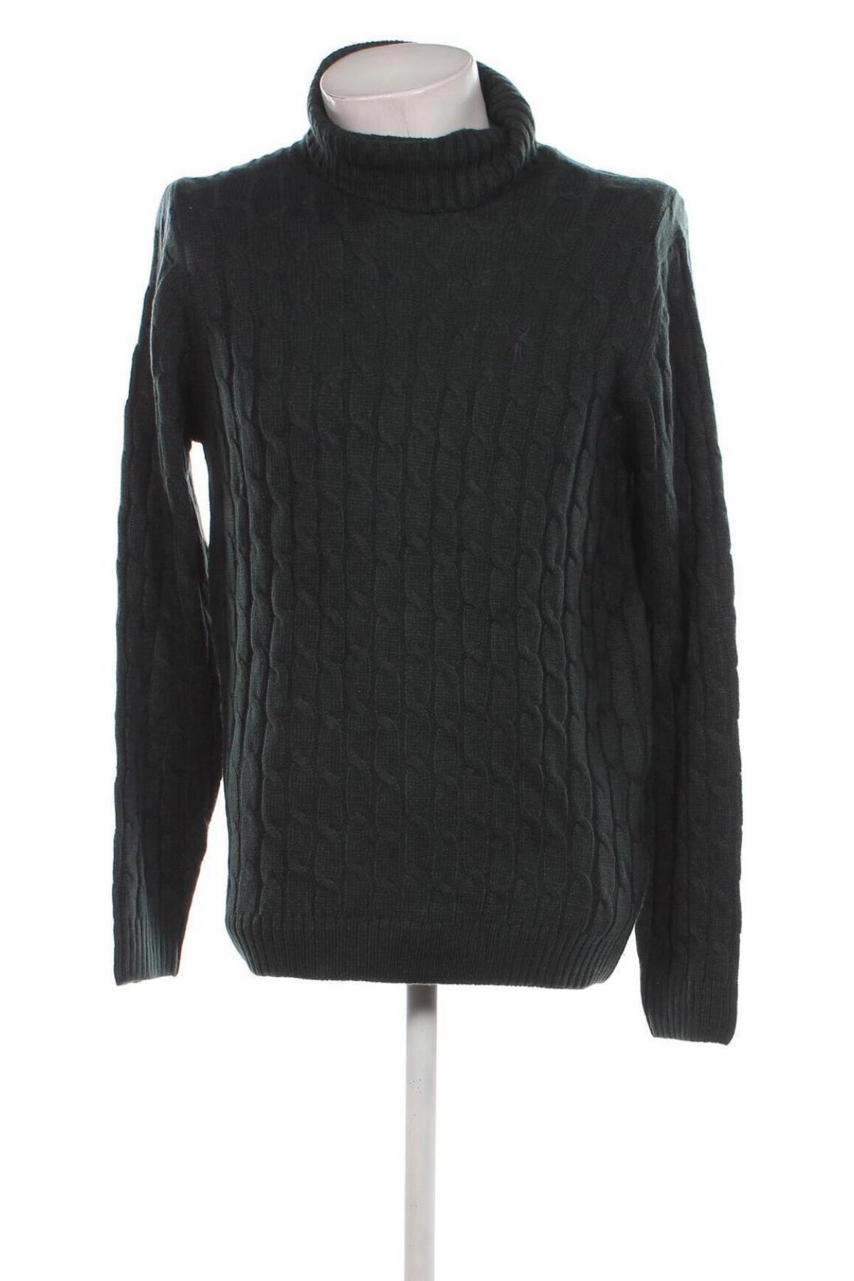 Herrenpullover Piazza Italia, Größe XL, Farbe Grün, Preis 16,49 €