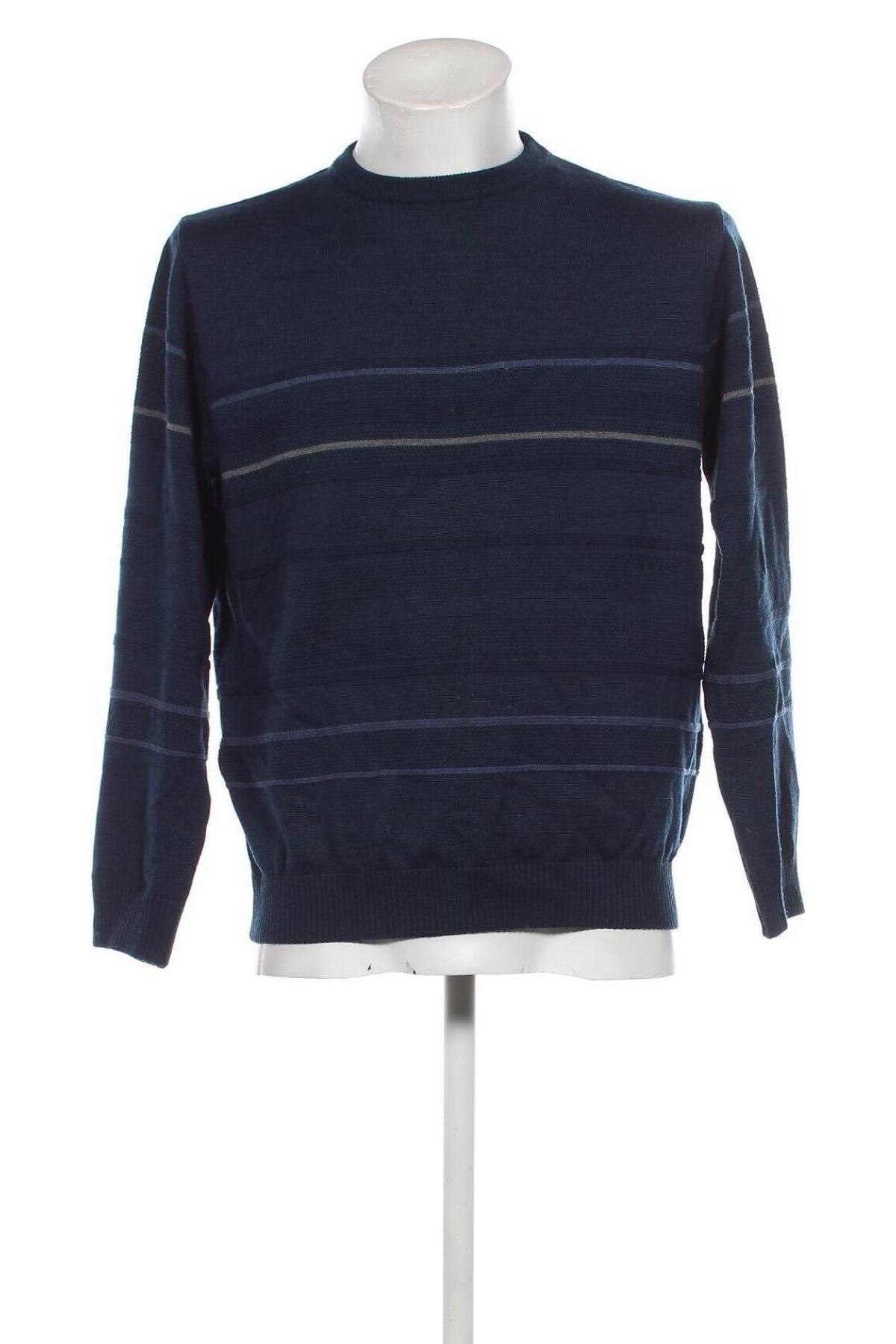 Herrenpullover Seven, Größe L, Farbe Blau, Preis 10,49 €