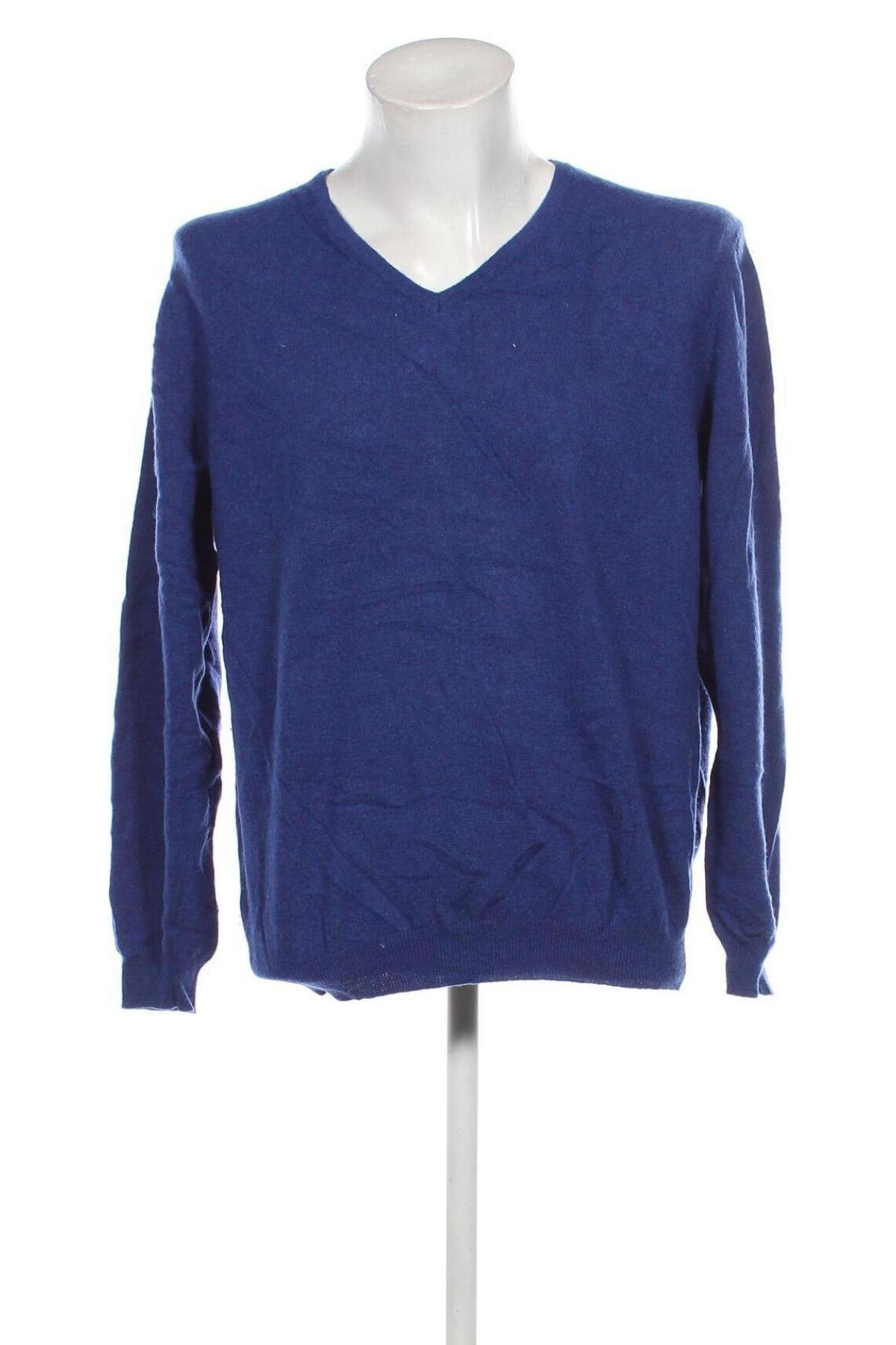 Herrenpullover Undercolors Of Benetton, Größe XXL, Farbe Blau, Preis 10,99 €