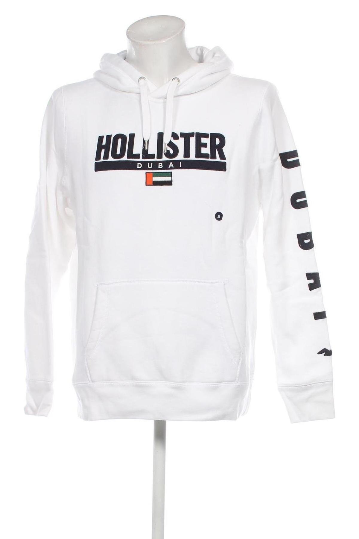 Herren Sweatshirt Hollister, Größe XL, Farbe Weiß, Preis € 24,49