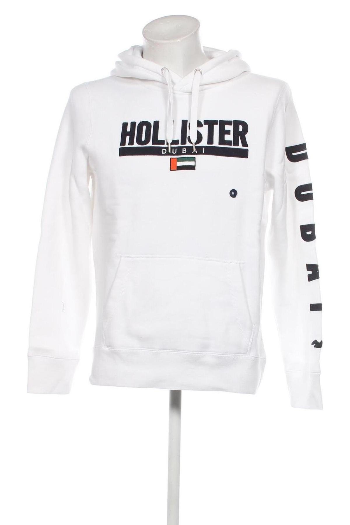 Męska bluza Hollister, Rozmiar M, Kolor Biały, Cena 247,99 zł