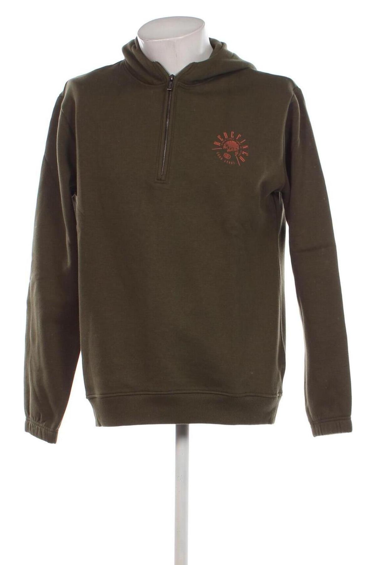 Herren Sweatshirt Rebel, Größe L, Farbe Grün, Preis € 21,49