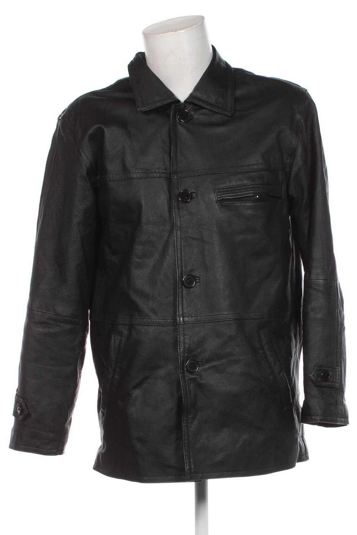 Herren Lederjacke, Größe L, Farbe Schwarz, Preis € 56,49