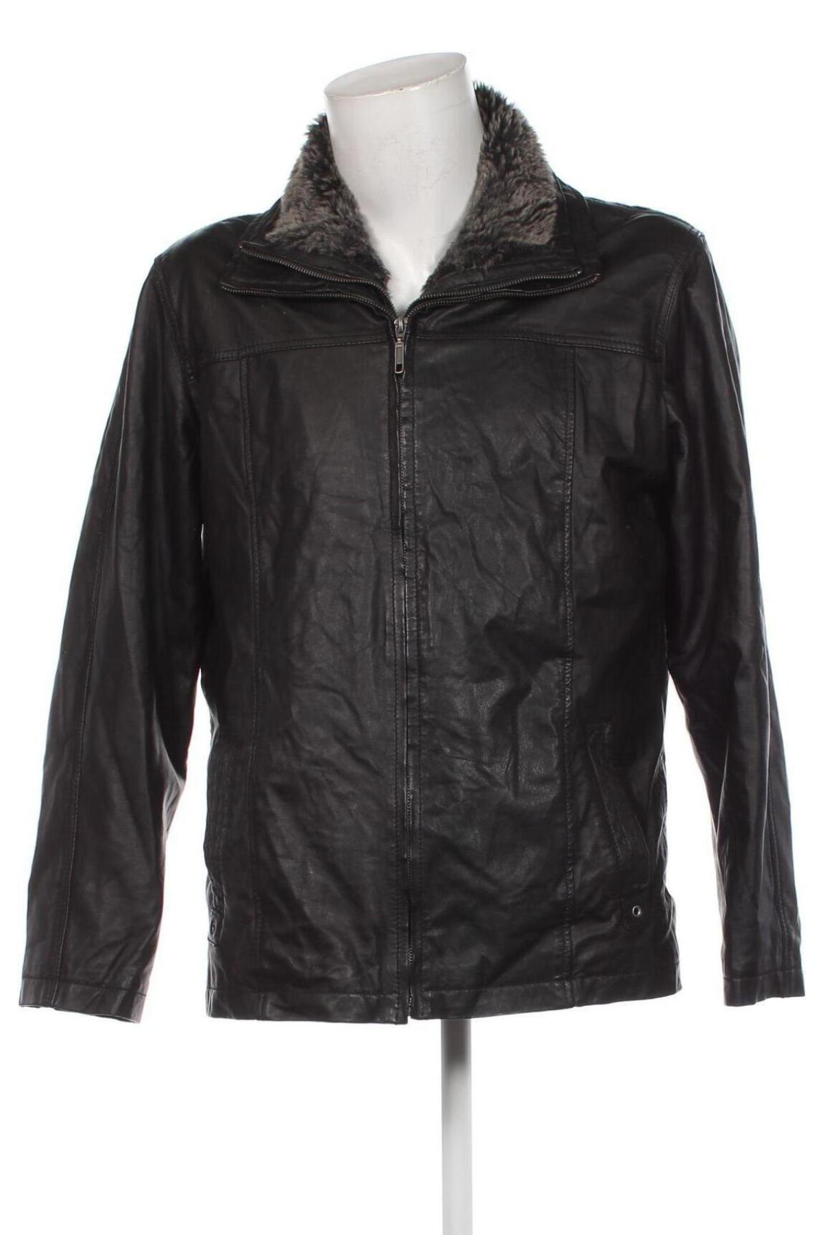 Herren Lederjacke, Größe M, Farbe Schwarz, Preis € 48,99