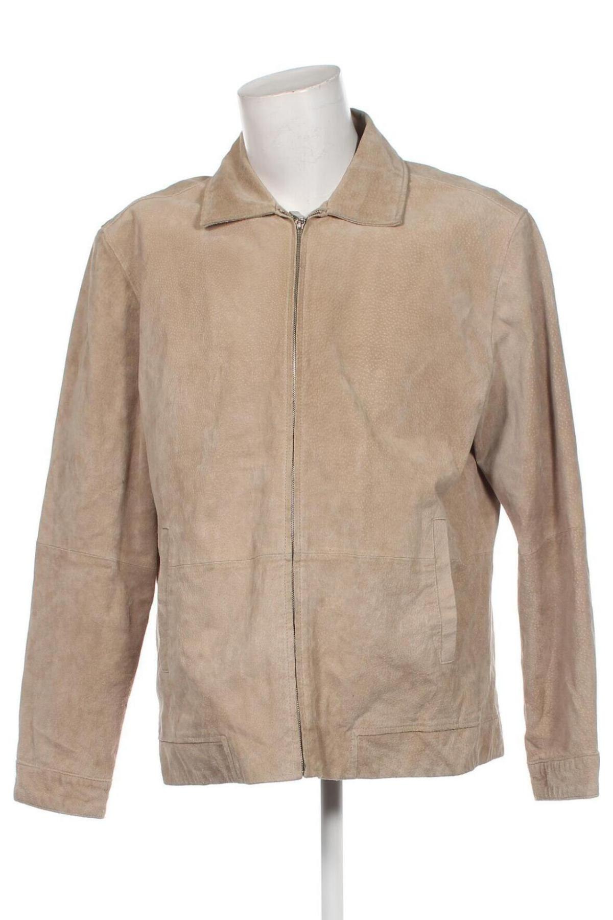 Herren Lederjacke Tom Tailor, Größe XL, Farbe Beige, Preis € 44,99