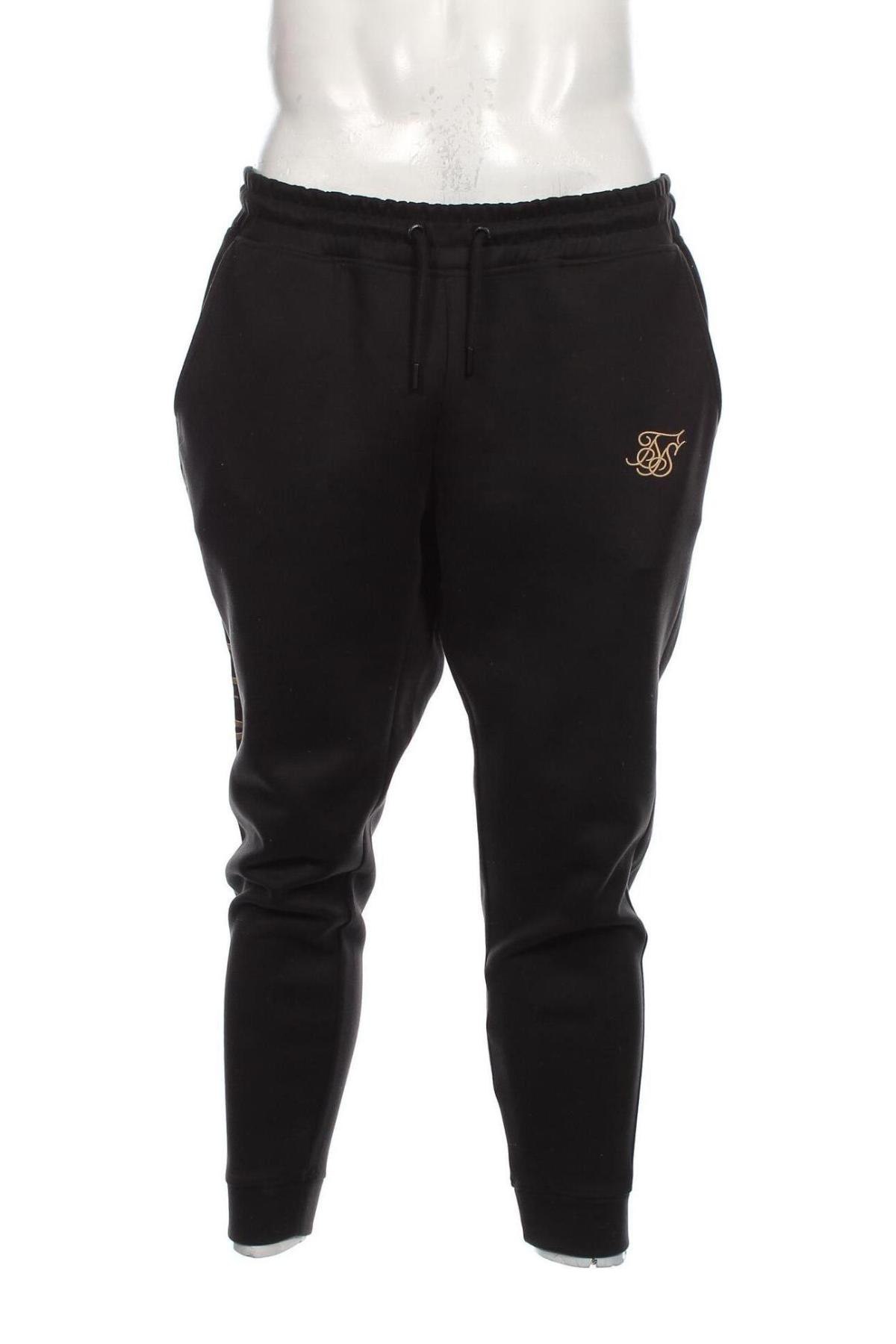 Pánske tepláky SikSilk, Veľkosť XXL, Farba Čierna, Cena  26,70 €