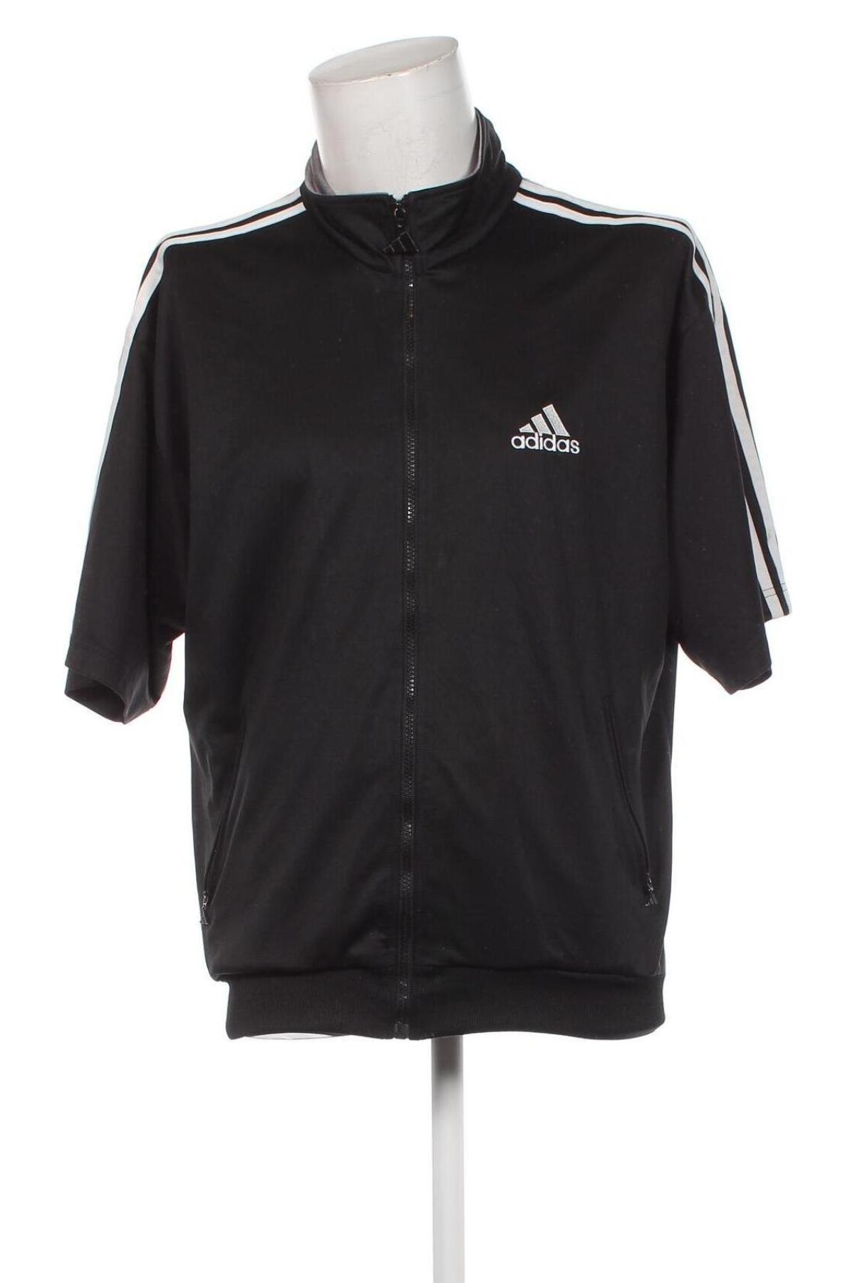 Herren Sportoberteil Adidas, Größe L, Farbe Schwarz, Preis 25,99 €