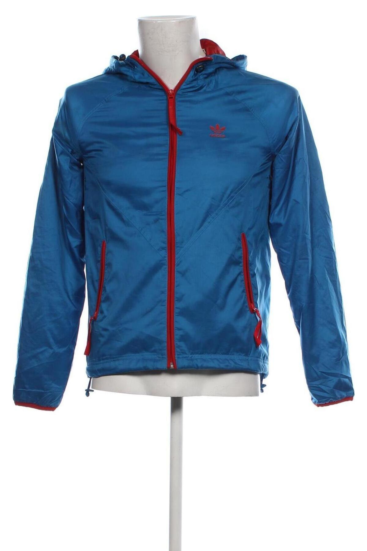 Herrenjacke Adidas, Größe S, Farbe Blau, Preis 18,29 €