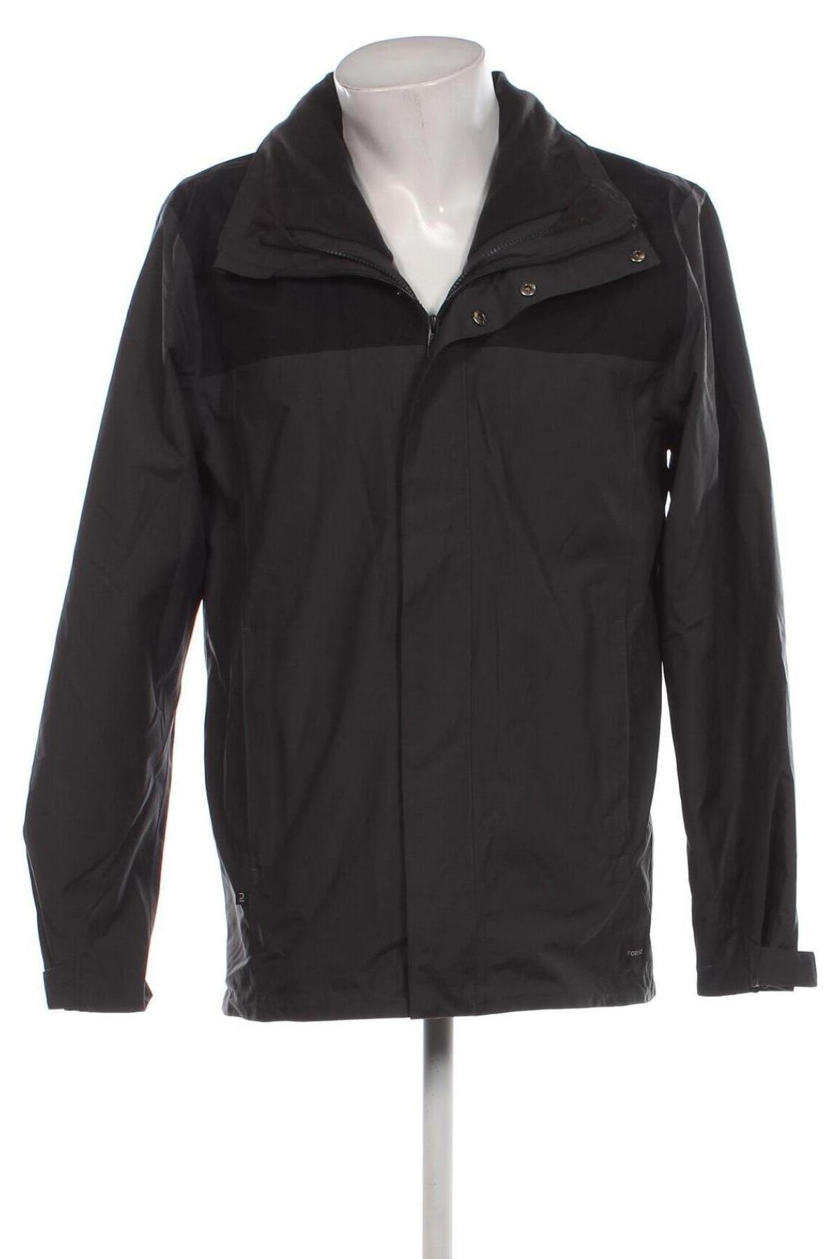 Herrenjacke Decathlon, Größe L, Farbe Grau, Preis € 14,99