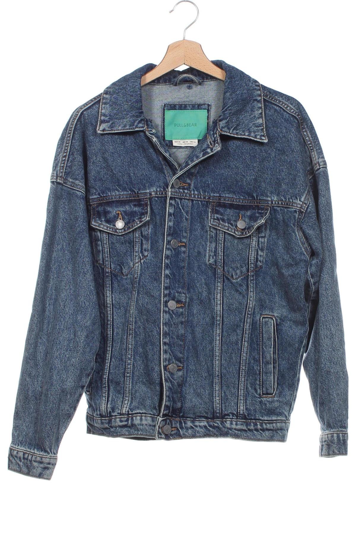 Herrenjacke Pull&Bear, Größe XS, Farbe Blau, Preis 11,99 €