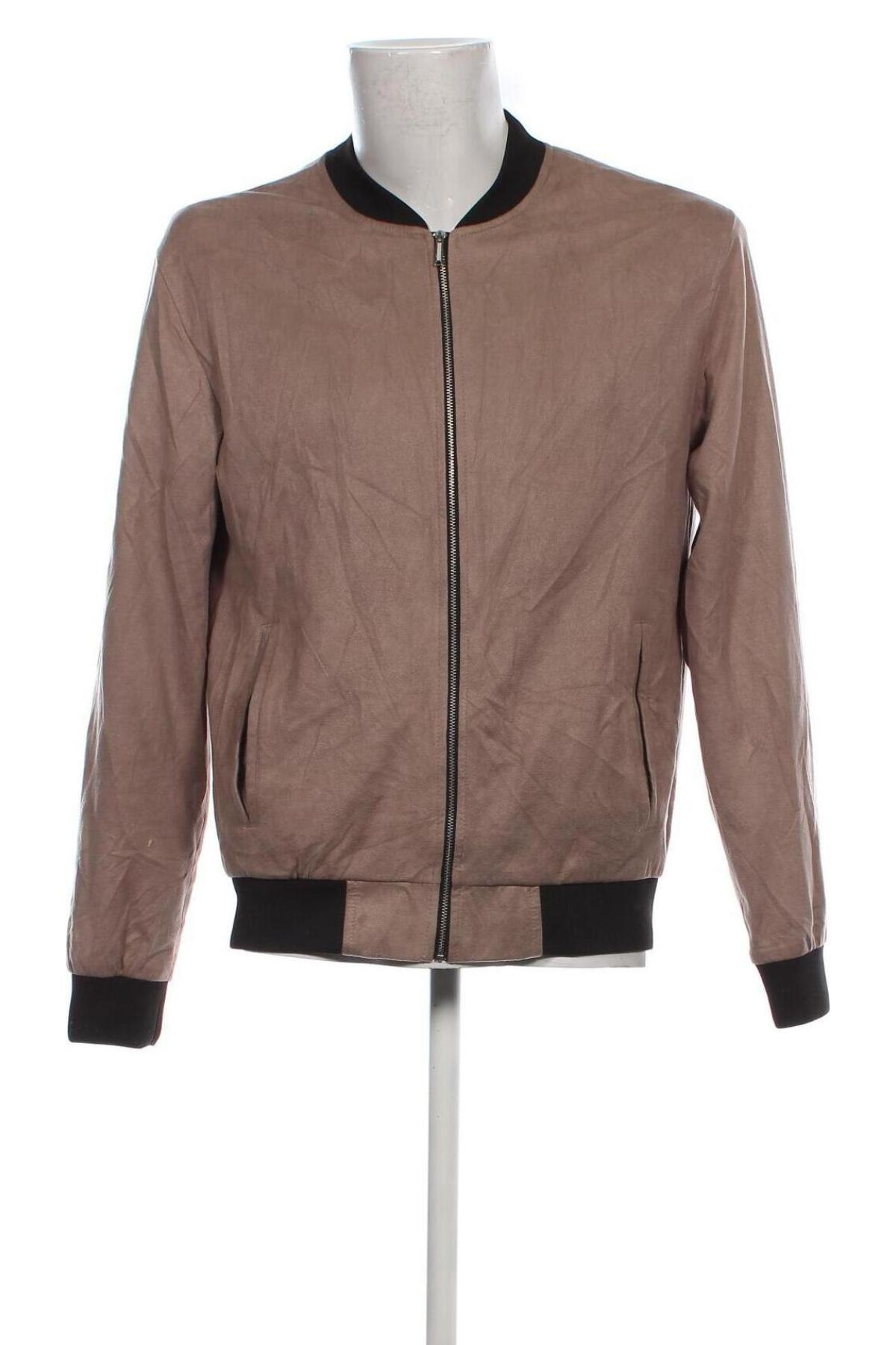 Herrenjacke Zara, Größe M, Farbe Beige, Preis 15,99 €