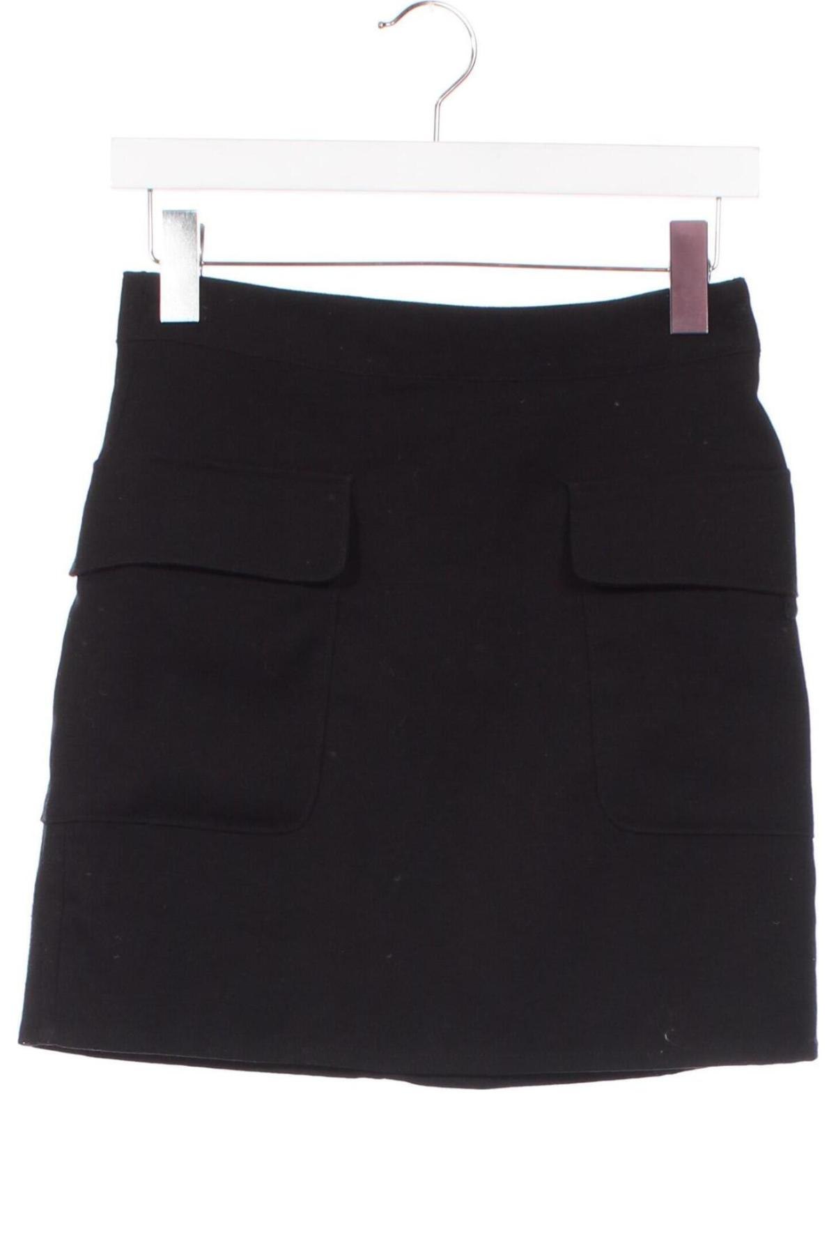 Fustă Cropp, Mărime XS, Culoare Negru, Preț 47,99 Lei