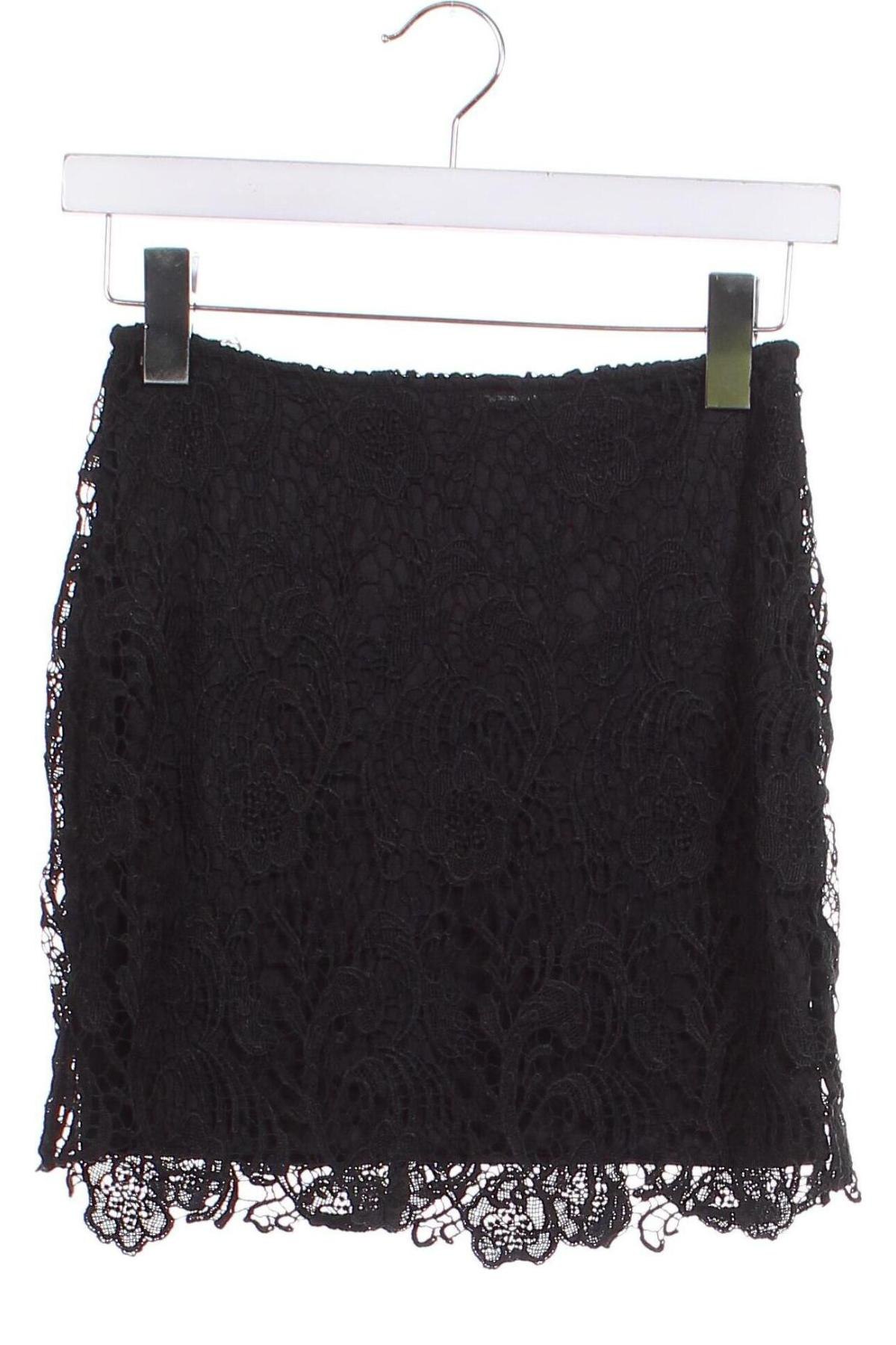 Fustă H&M Divided, Mărime XS, Culoare Negru, Preț 16,99 Lei