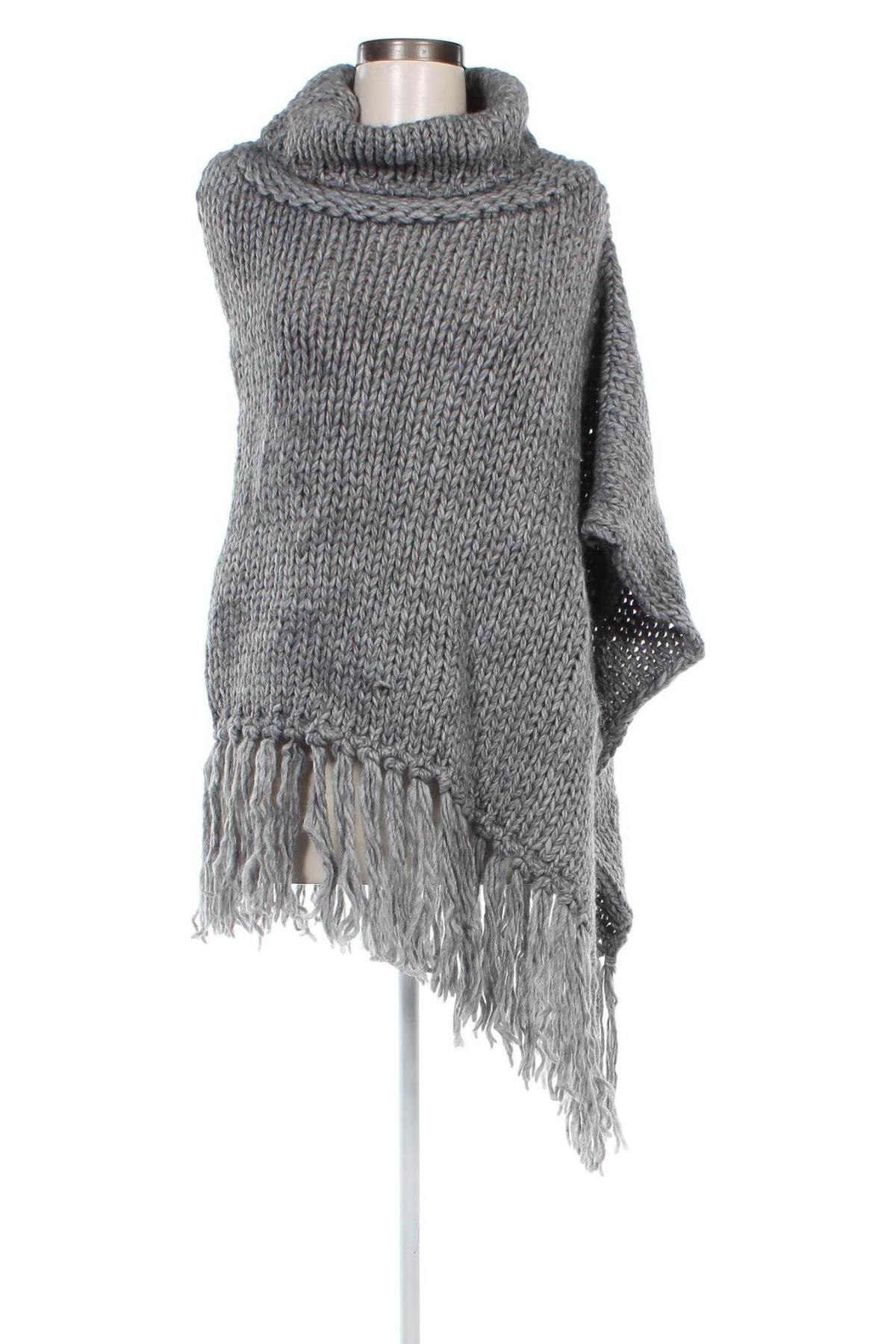 Poncho Pois, Größe M, Farbe Grau, Preis € 9,49