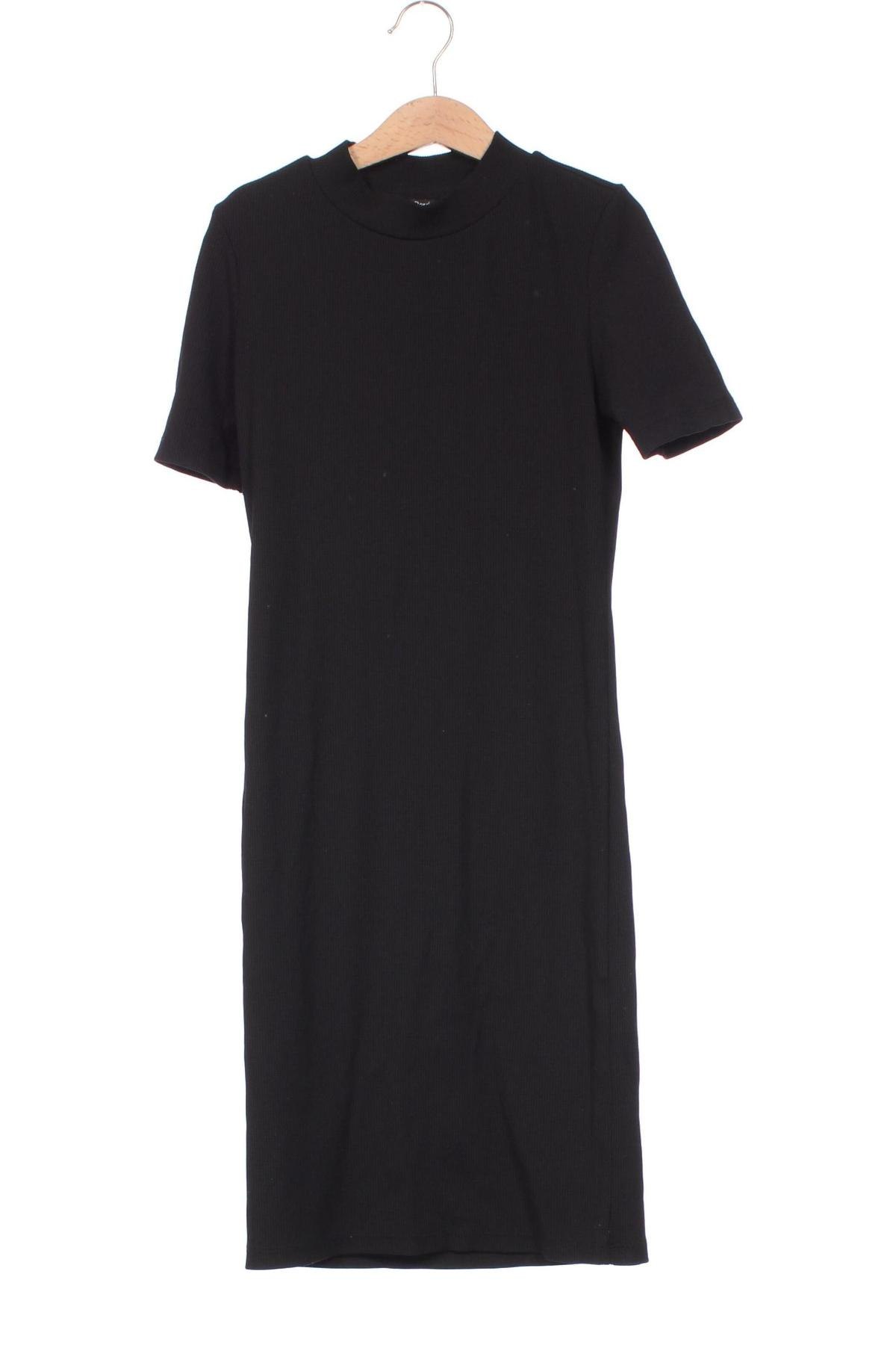 Kleid Bershka, Größe XS, Farbe Schwarz, Preis 6,99 €