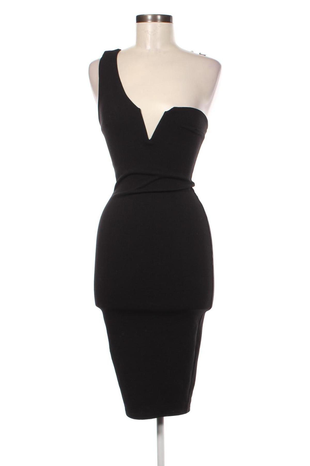 Kleid Boohoo, Größe XS, Farbe Schwarz, Preis 32,29 €