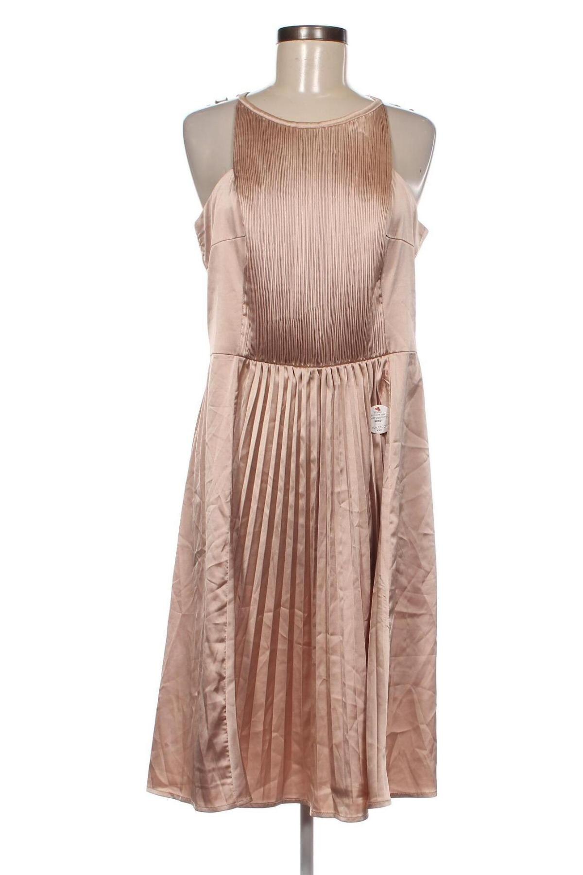 Kleid Chi Chi, Größe L, Farbe Beige, Preis € 12,99