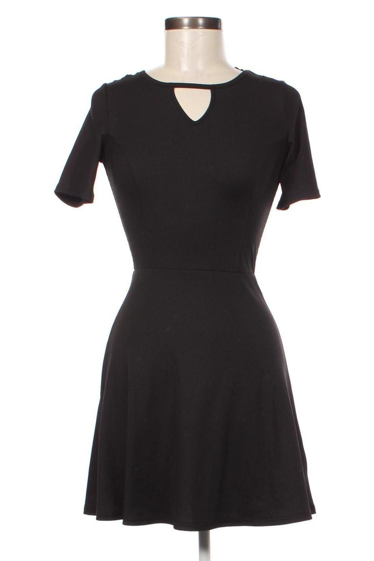 Kleid H&M Divided, Größe XS, Farbe Schwarz, Preis 6,49 €