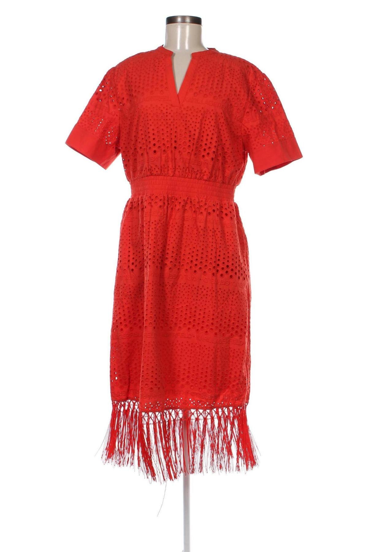 Kleid Karl Lagerfeld, Größe M, Farbe Rot, Preis € 59,49