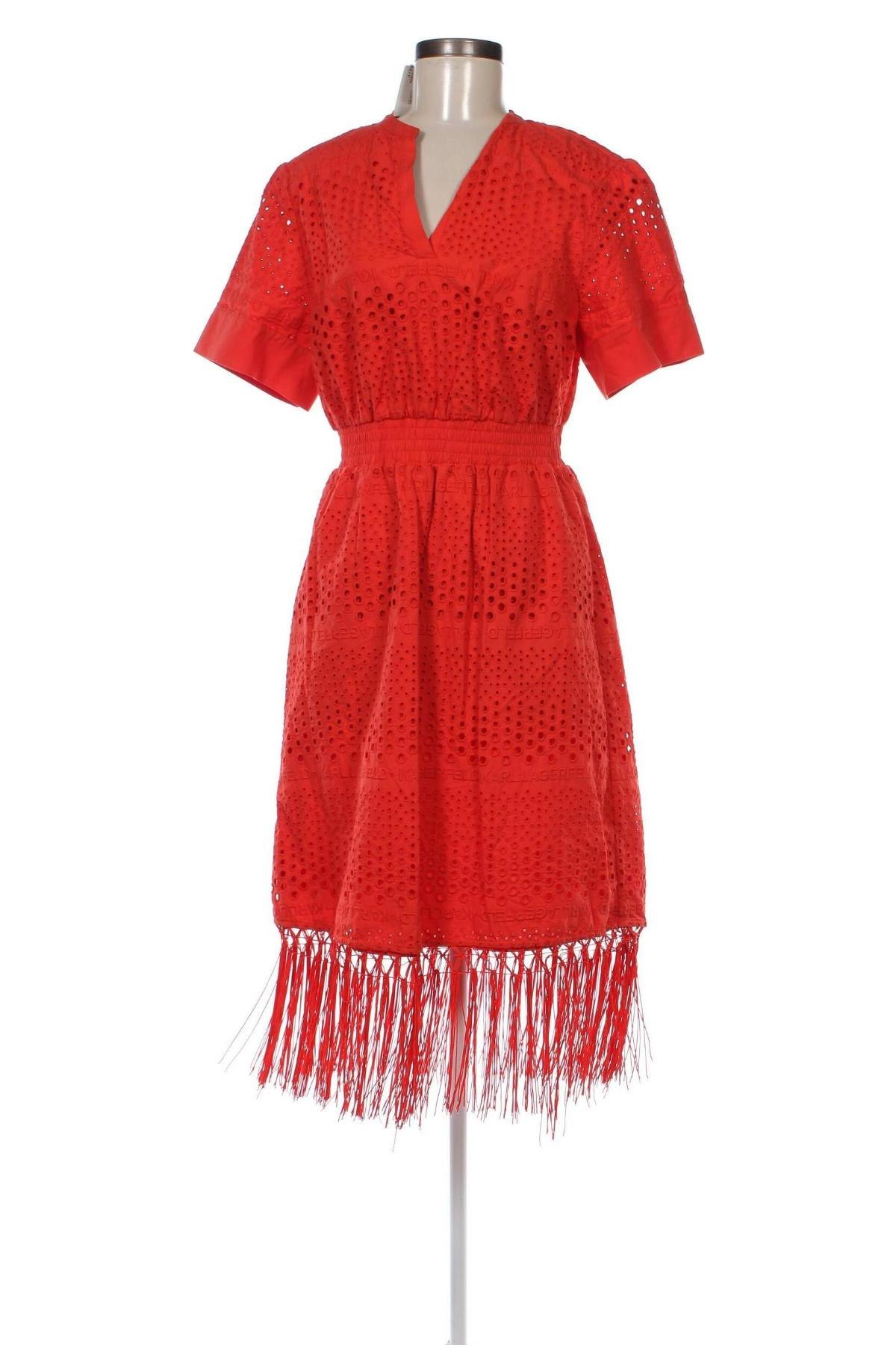 Kleid Karl Lagerfeld, Größe XS, Farbe Rot, Preis € 59,49