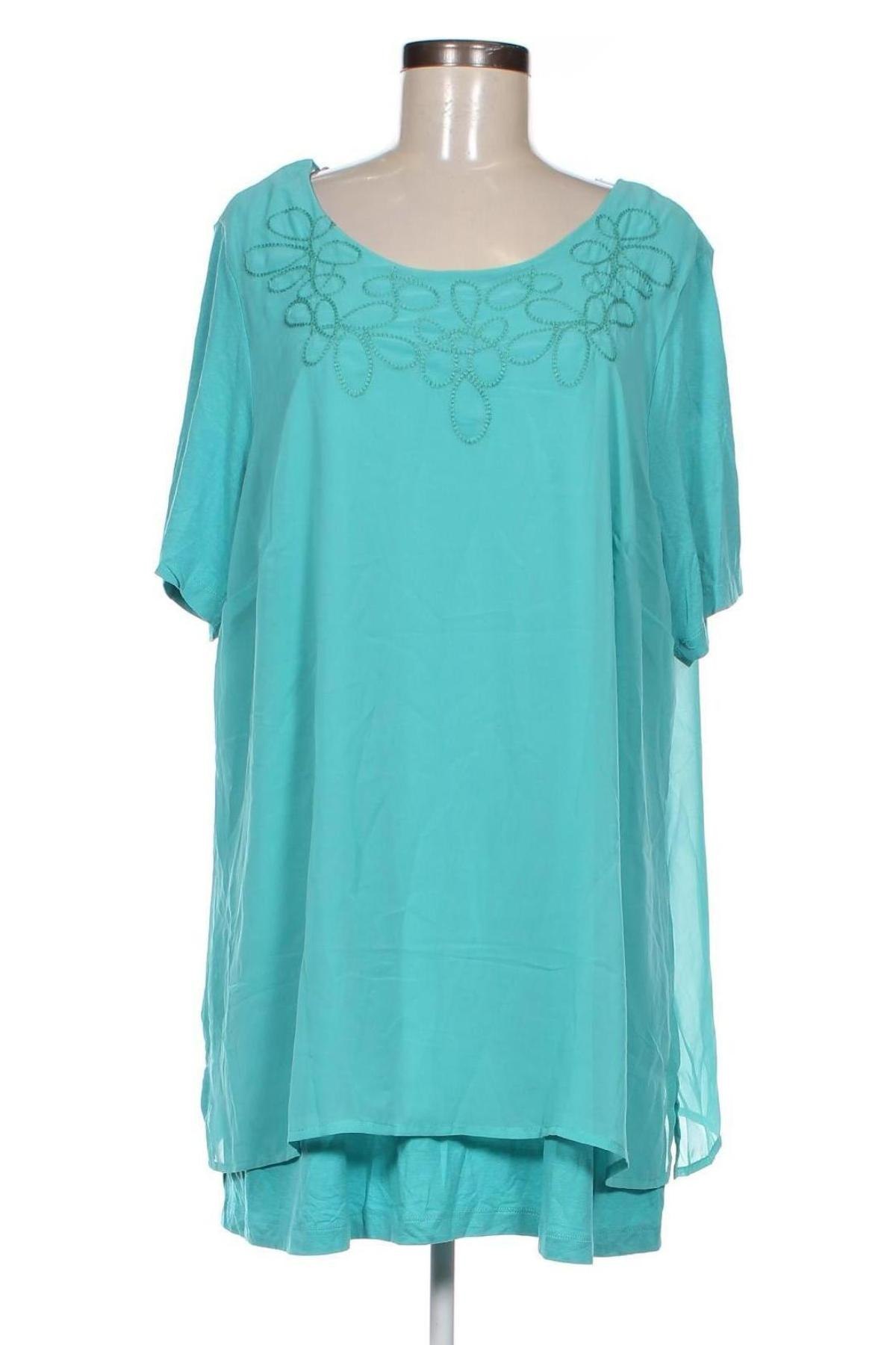 Kleid Sheego, Größe XXL, Farbe Blau, Preis 33,99 €